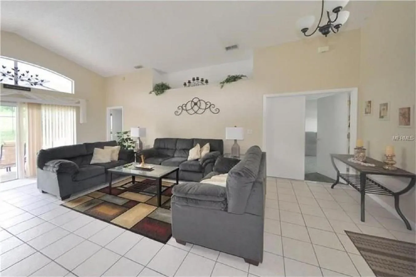 Seating area in Private Pool Homes