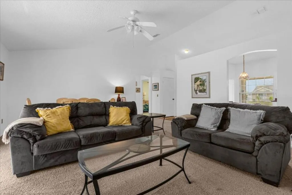 Living room in Private Pool Homes