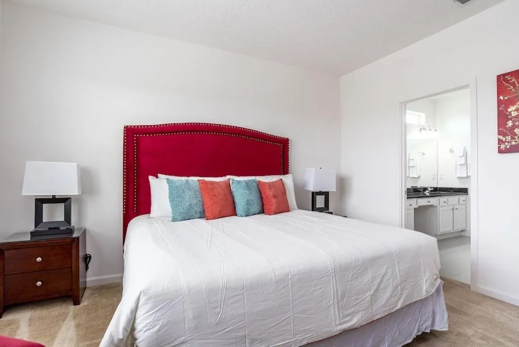Bedroom, Bed in Private Pool Homes