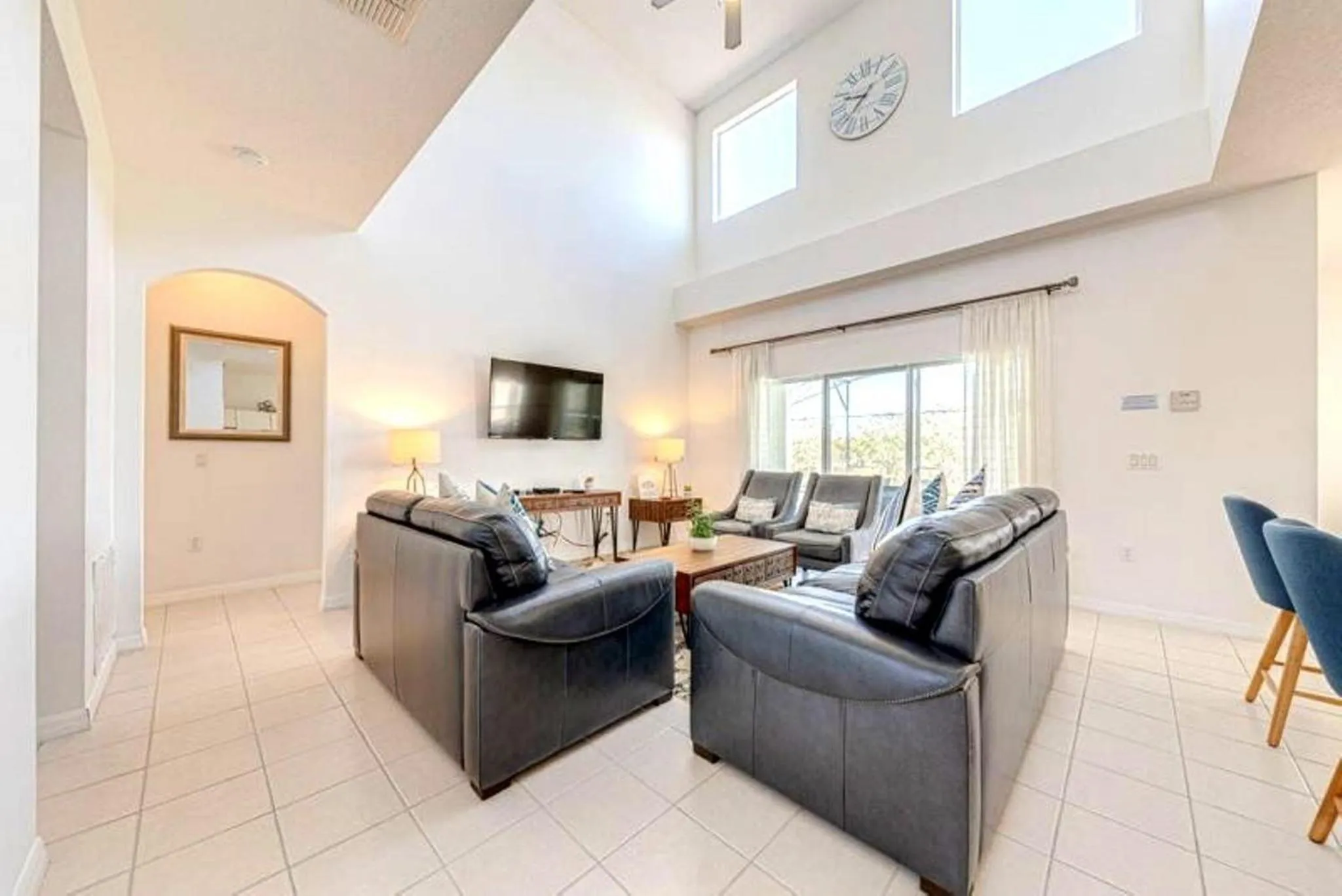 Living room in Private Pool Homes