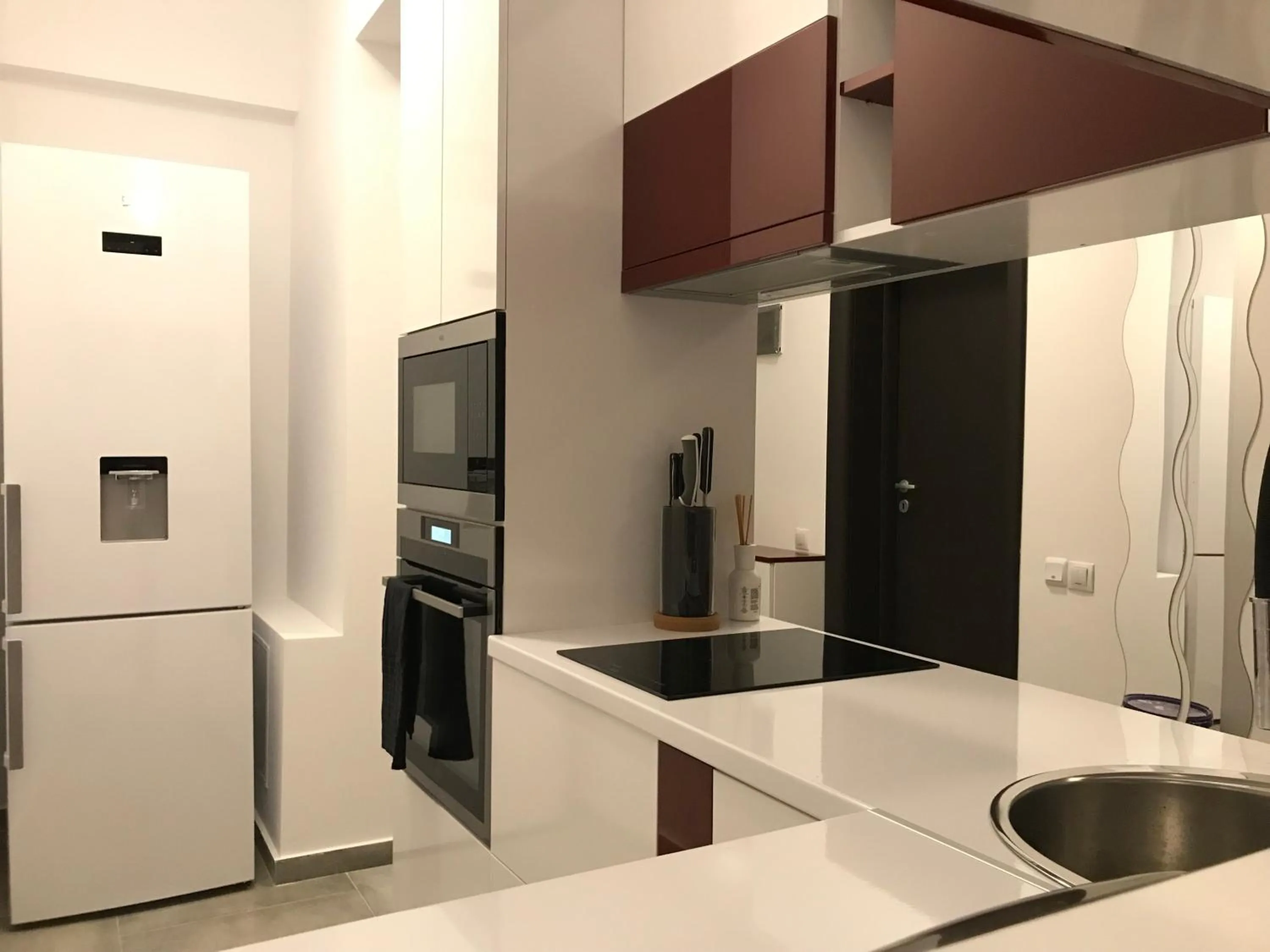 Kitchen or kitchenette in Studio Residence Militari M6