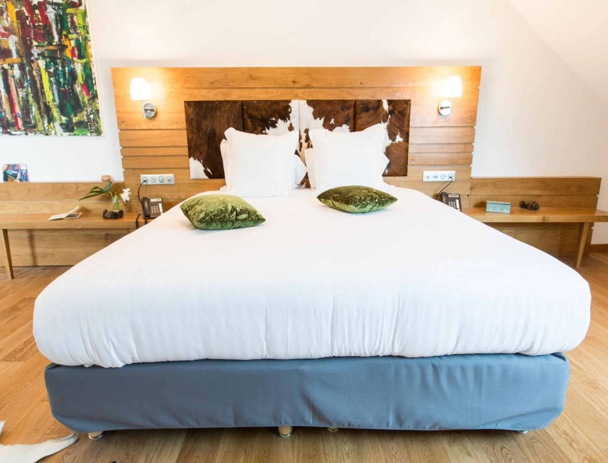 Bed in Hôtel Spa Marotte