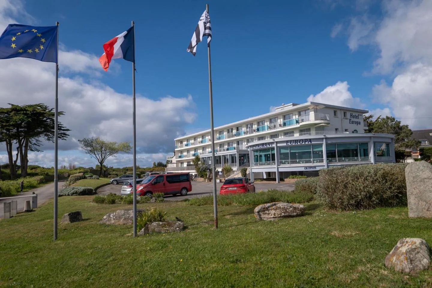 Facade/entrance in Hotel Europa