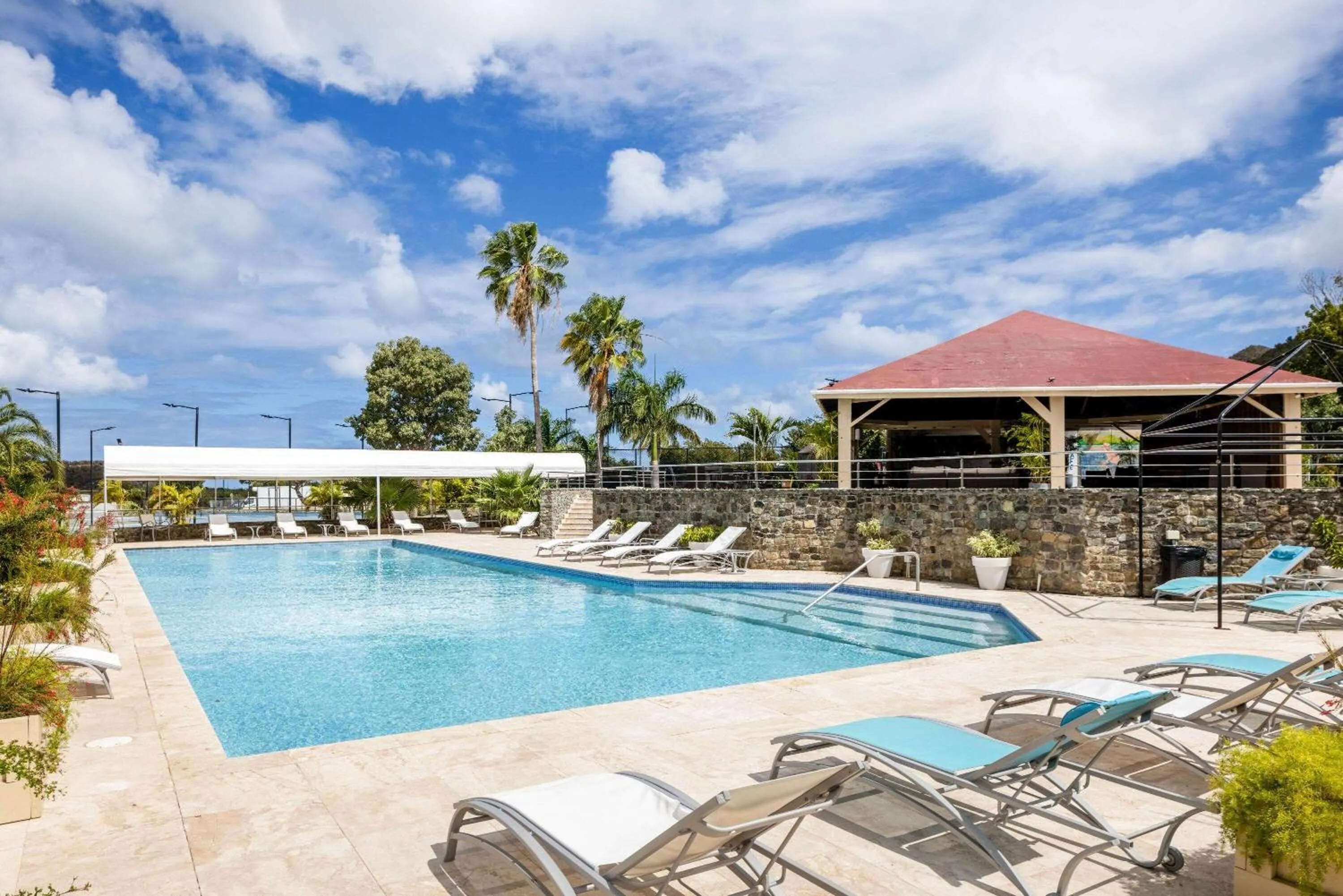 Pool view in Port de Plaisance Resort, Trademark Collection by Wyndham