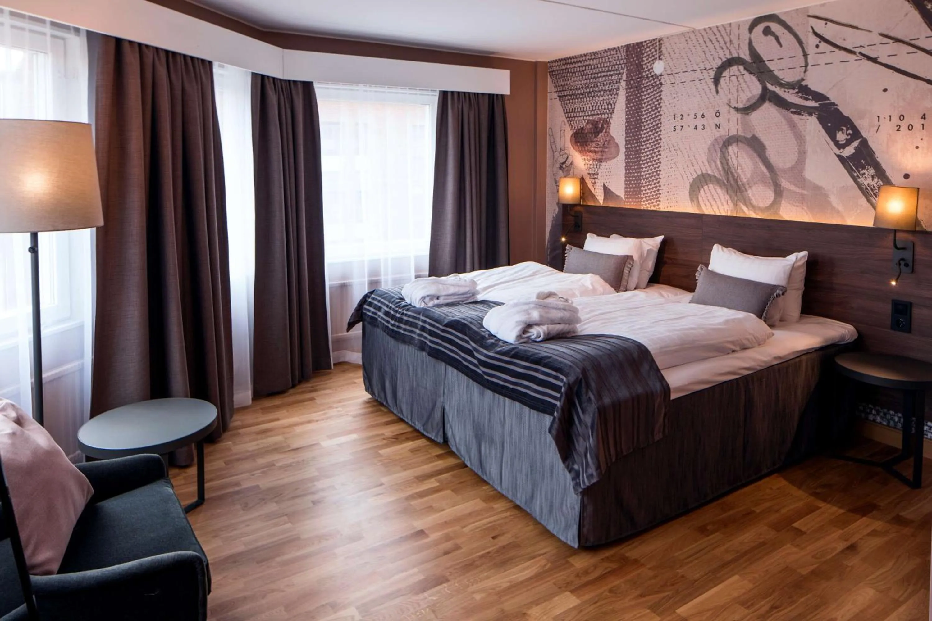 Bedroom, Bed in Scandic Plaza Borås