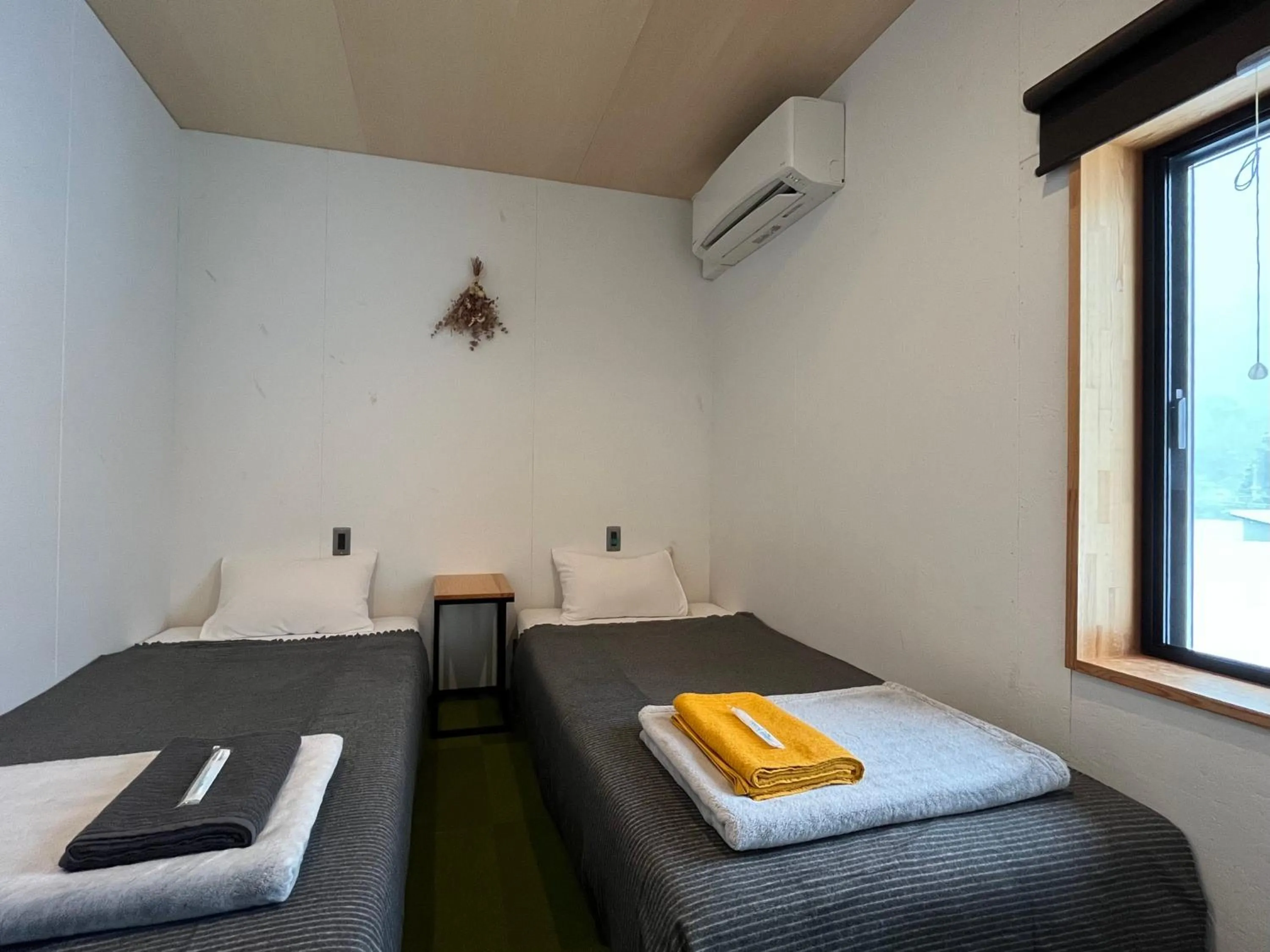 Bed in GuestHouse Shirakawa-Go INN