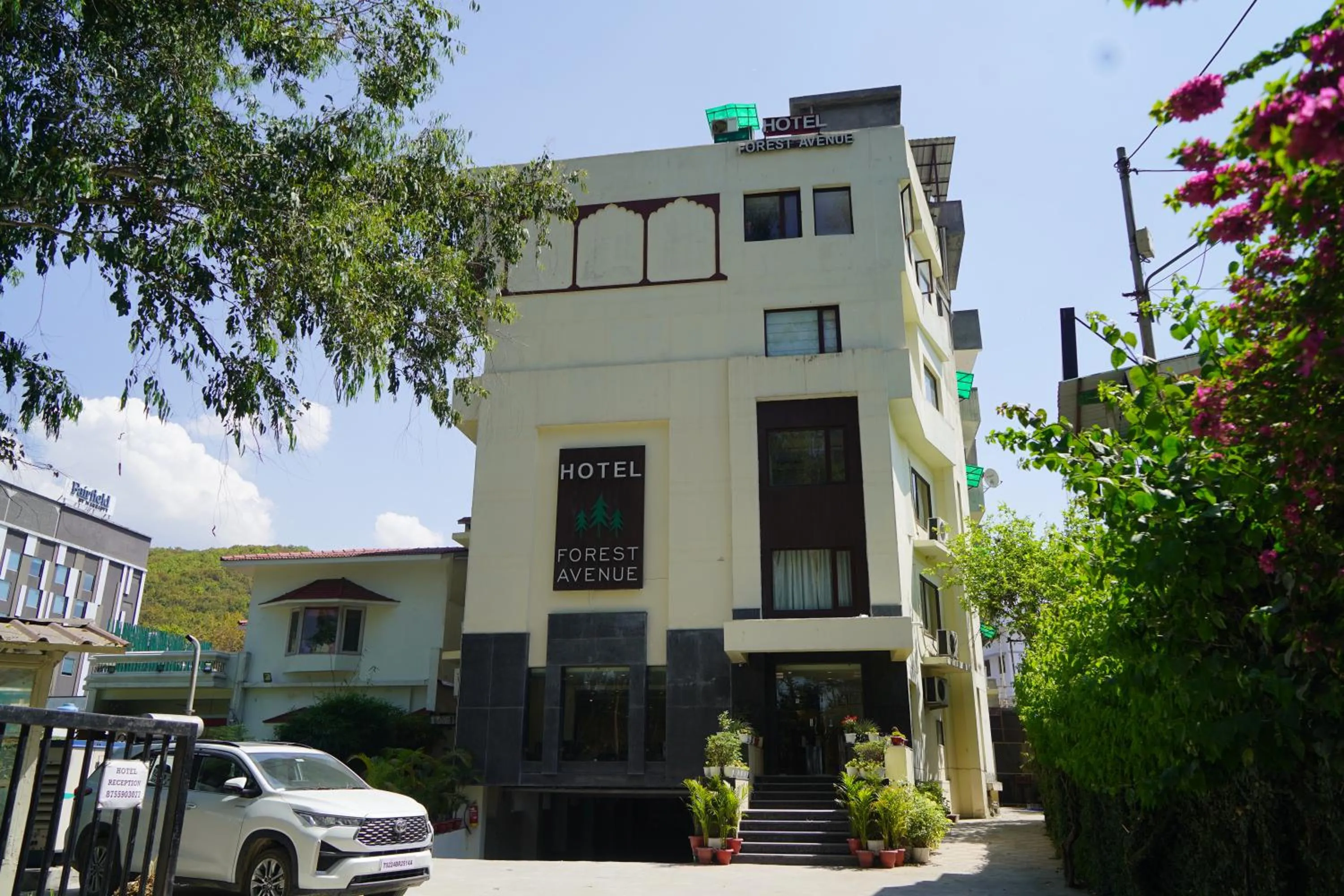 Facade/entrance in Hotel Forest Avenue - Best Luxury Hotel in Dehradun