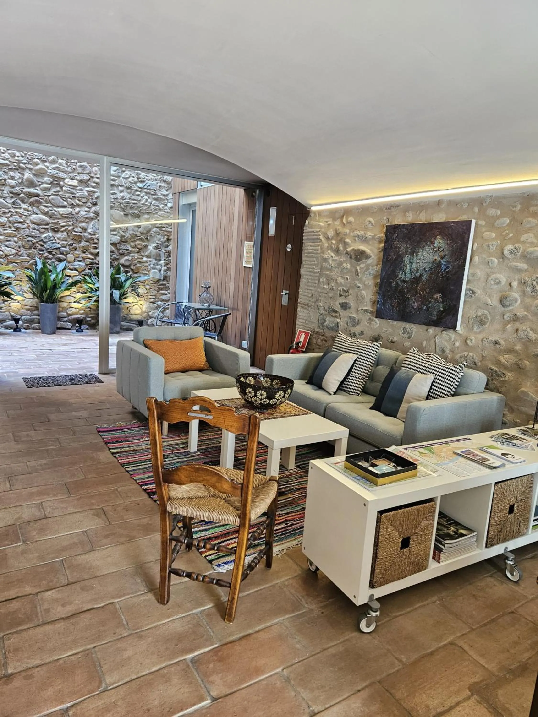 Living room in Hotel Can Bo De Pau