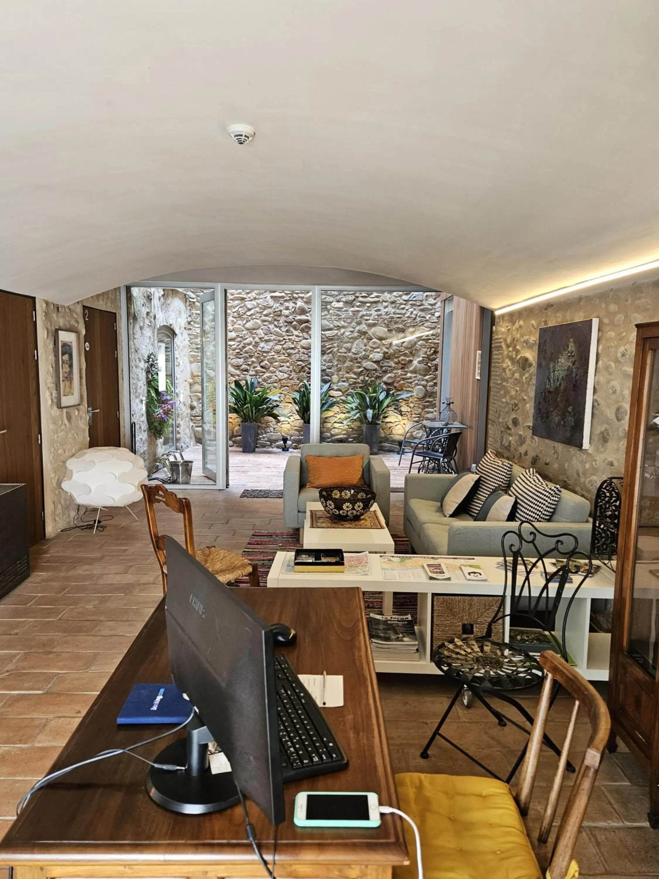 Living room in Hotel Can Bo De Pau