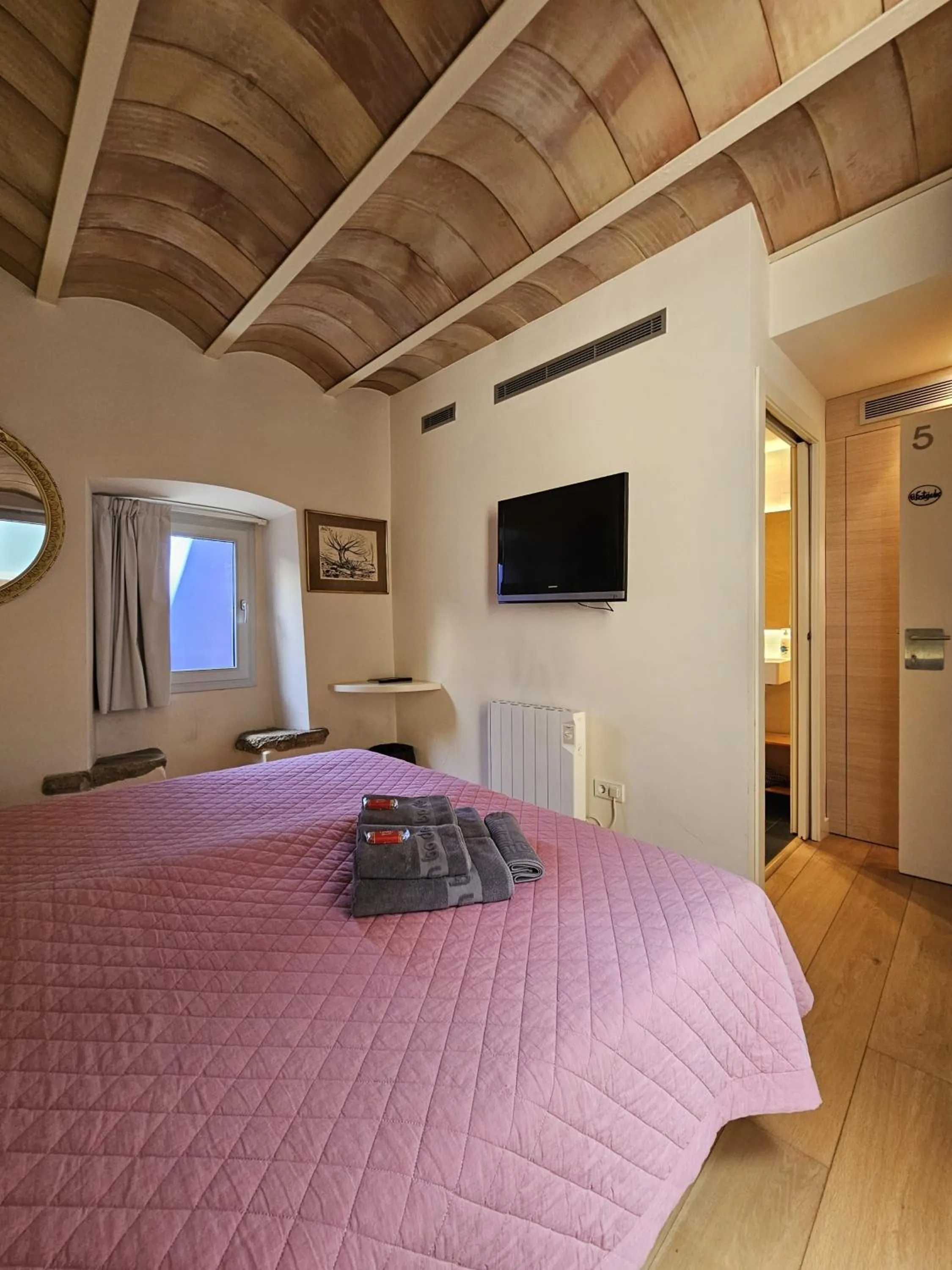 Bed in Hotel Can Bo De Pau