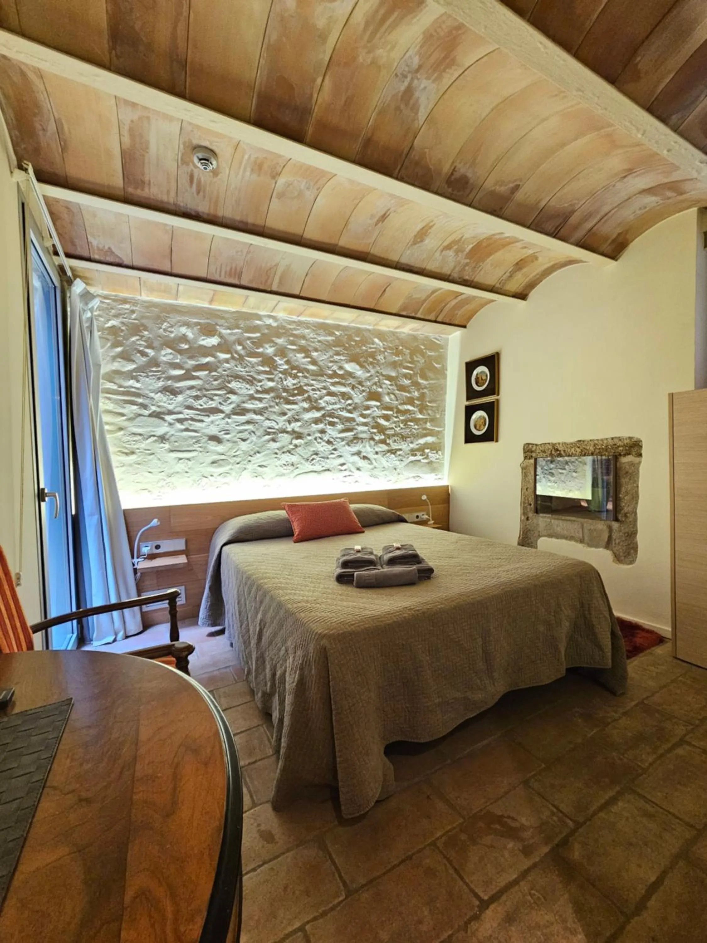 Bed in Hotel Can Bo De Pau