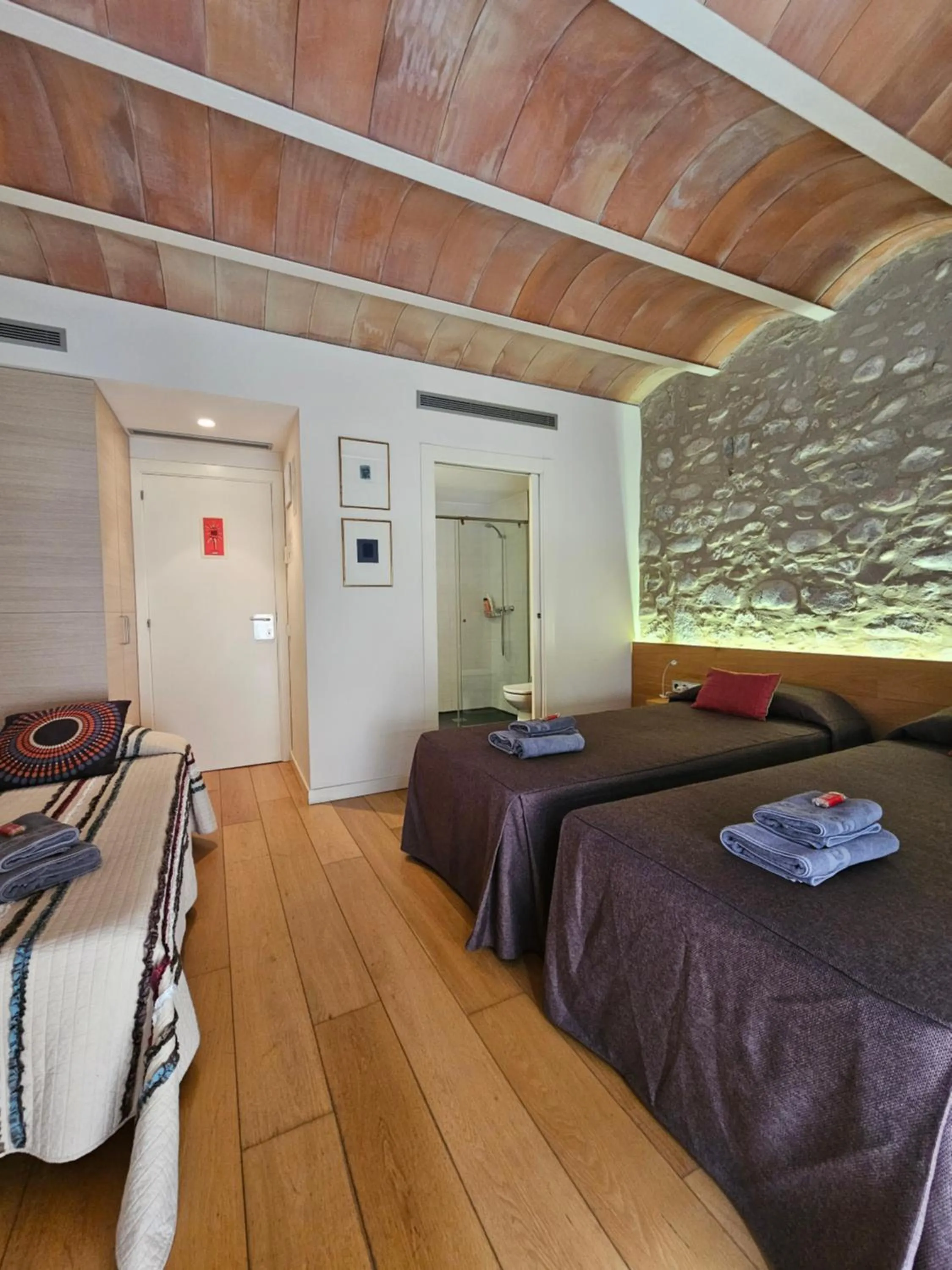 Bed in Hotel Can Bo De Pau