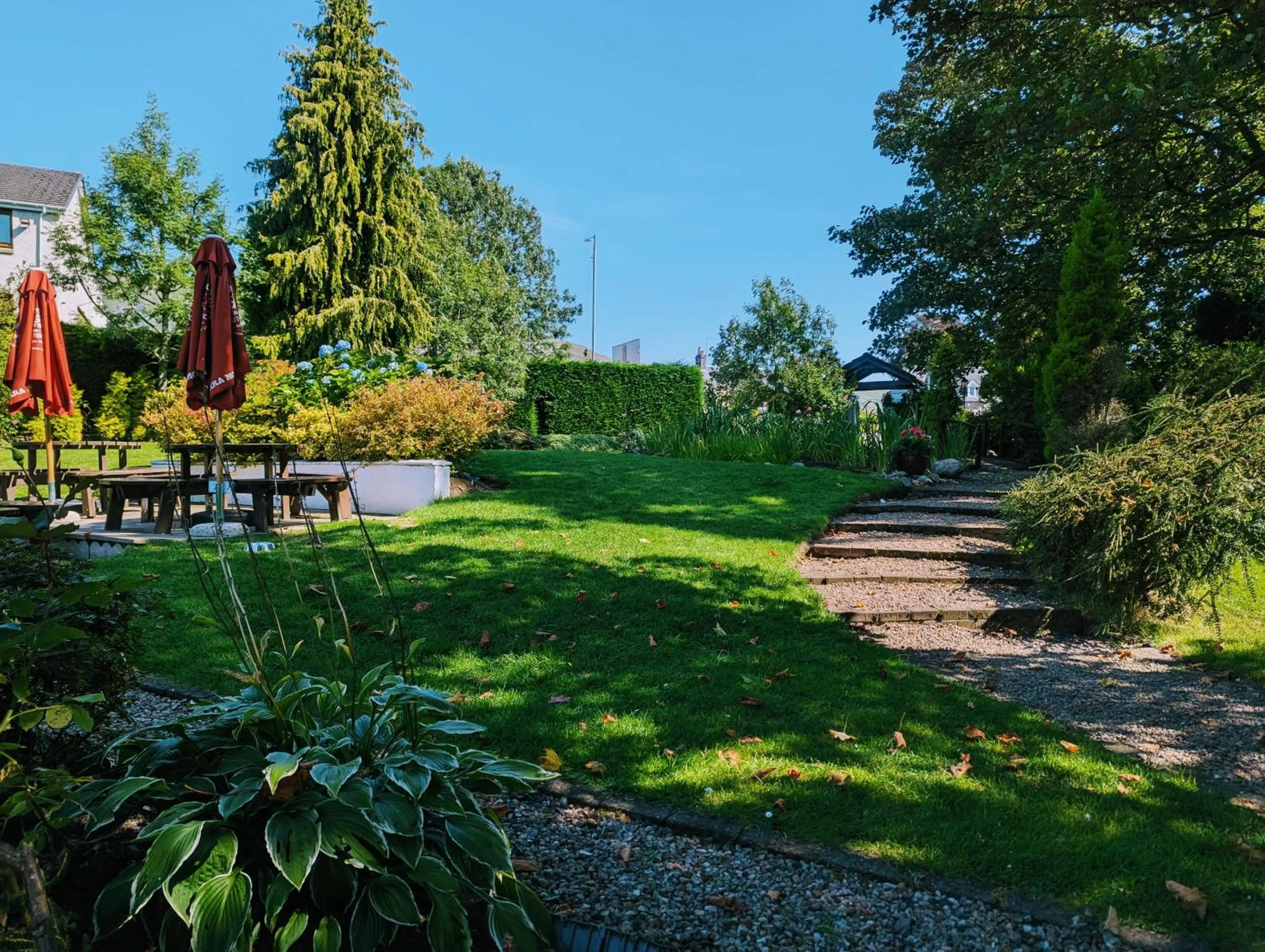 Garden in Glazert Country House Hotel