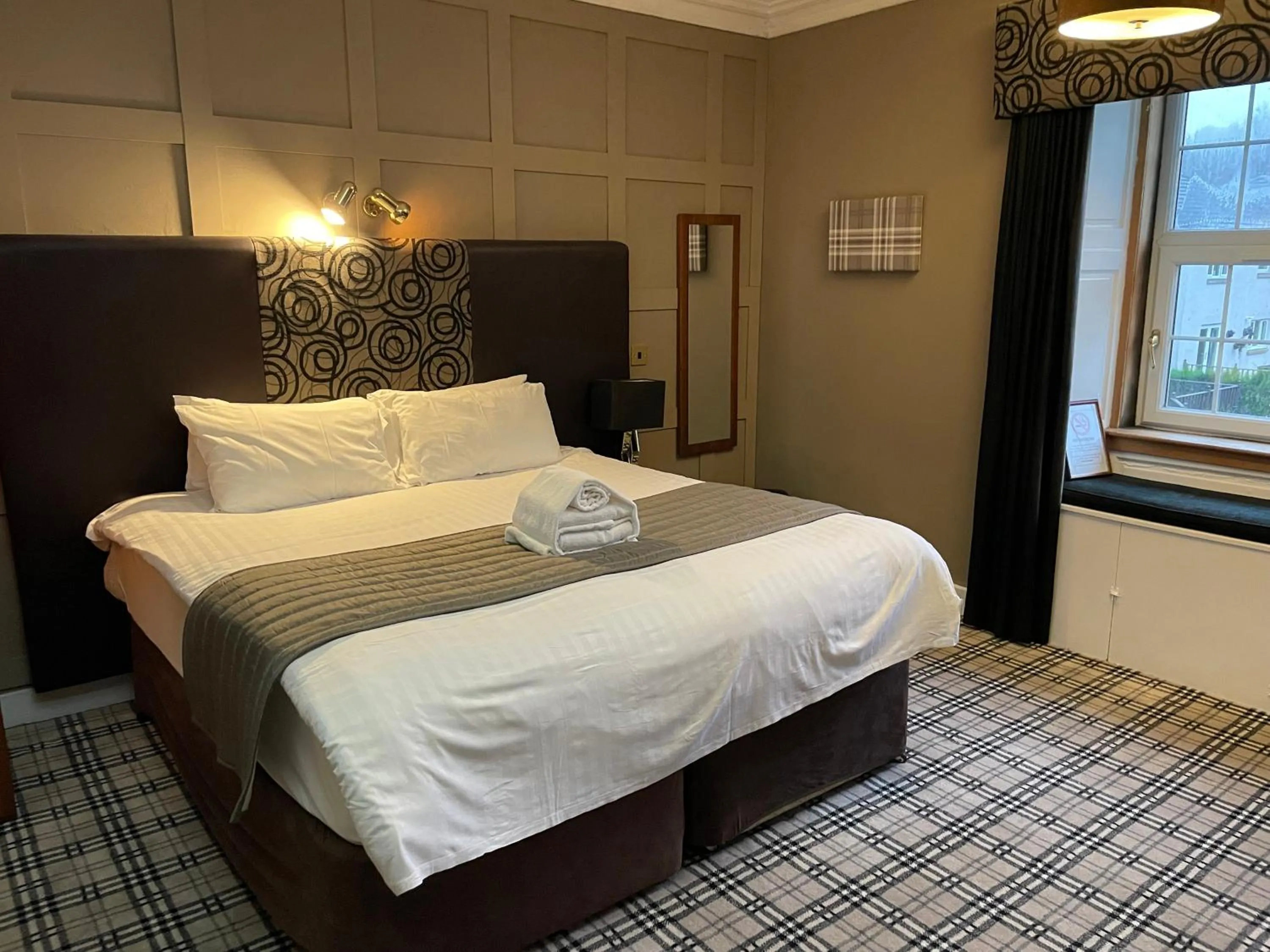 Bedroom, Bed in Glazert Country House Hotel