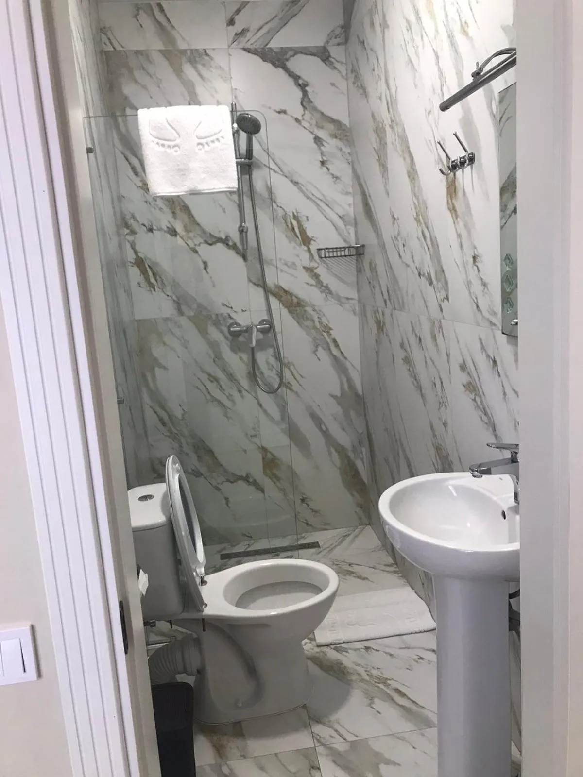 Shower in Veles Hotel