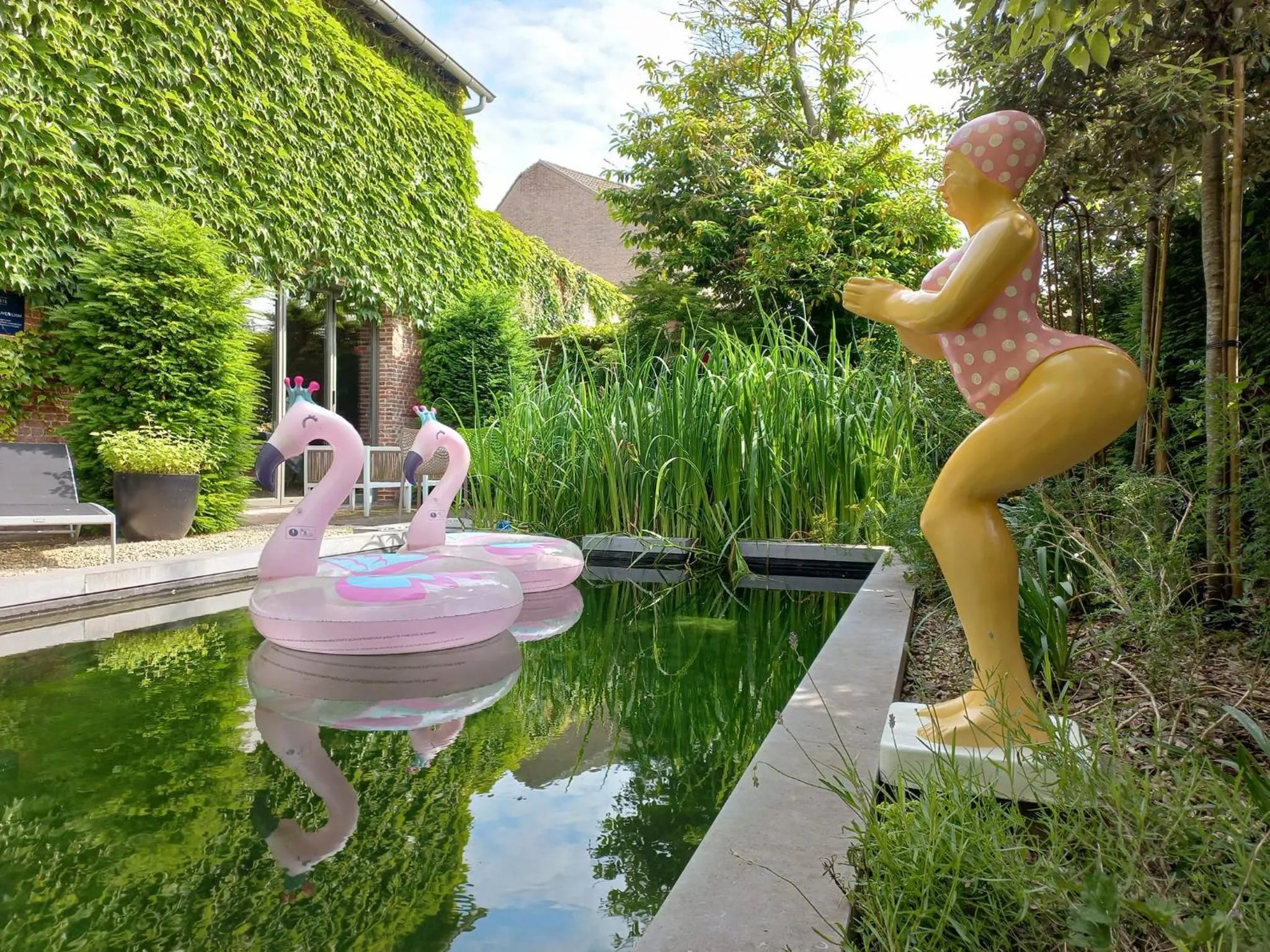 Garden in B&B La Corderie