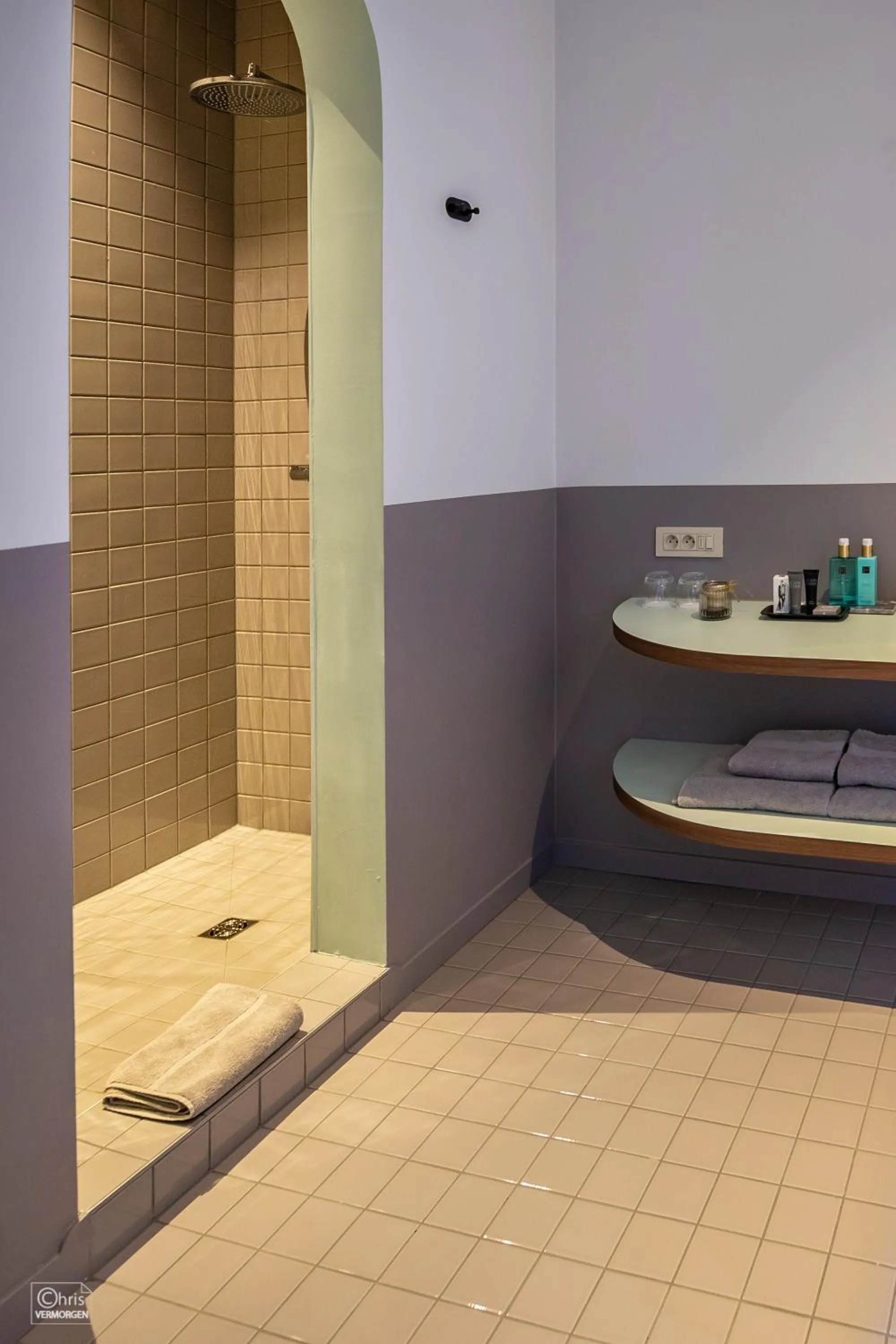 Bathroom in B&B La Corderie