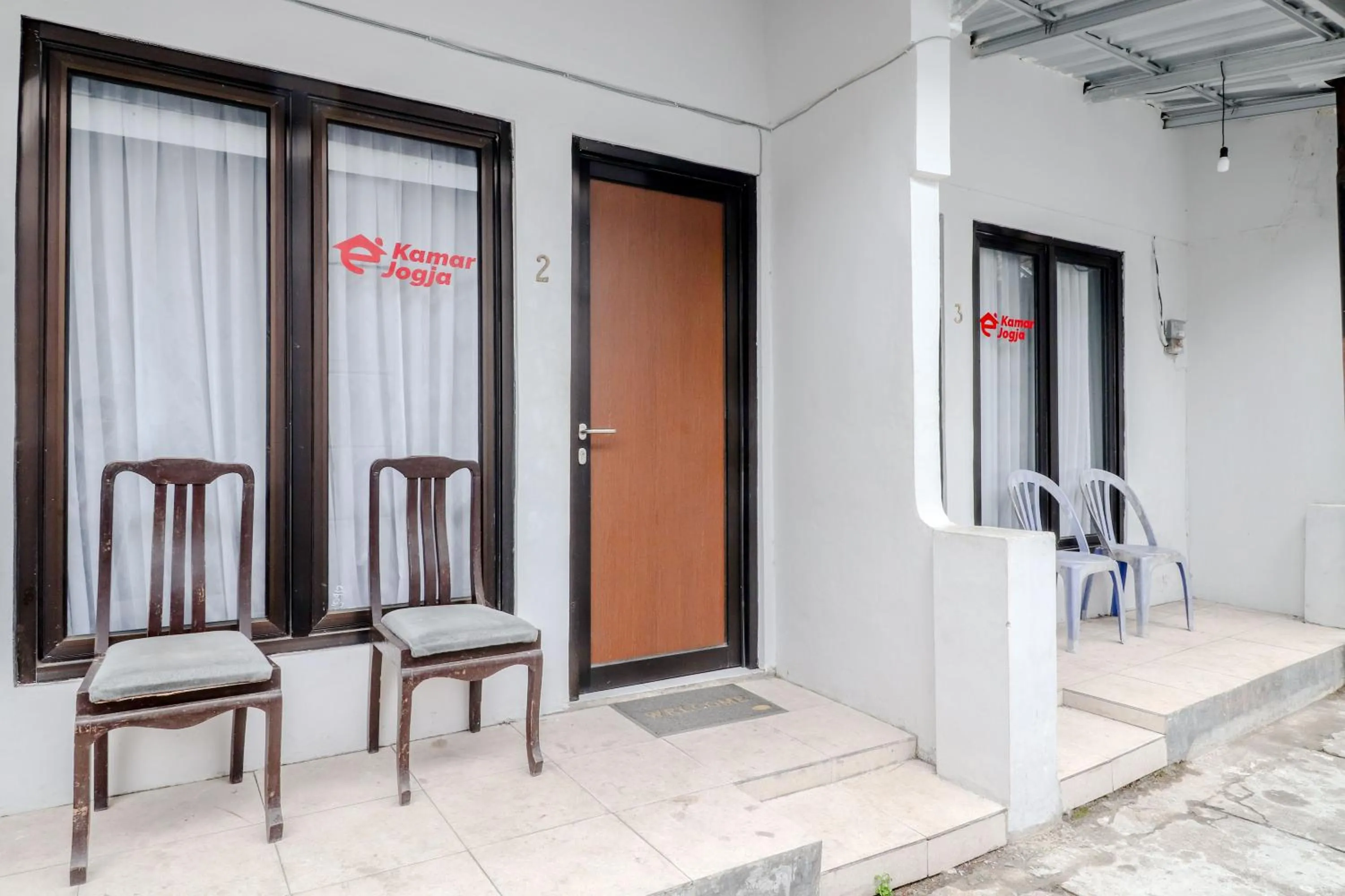 Balcony/Terrace in E Kamar Jogja