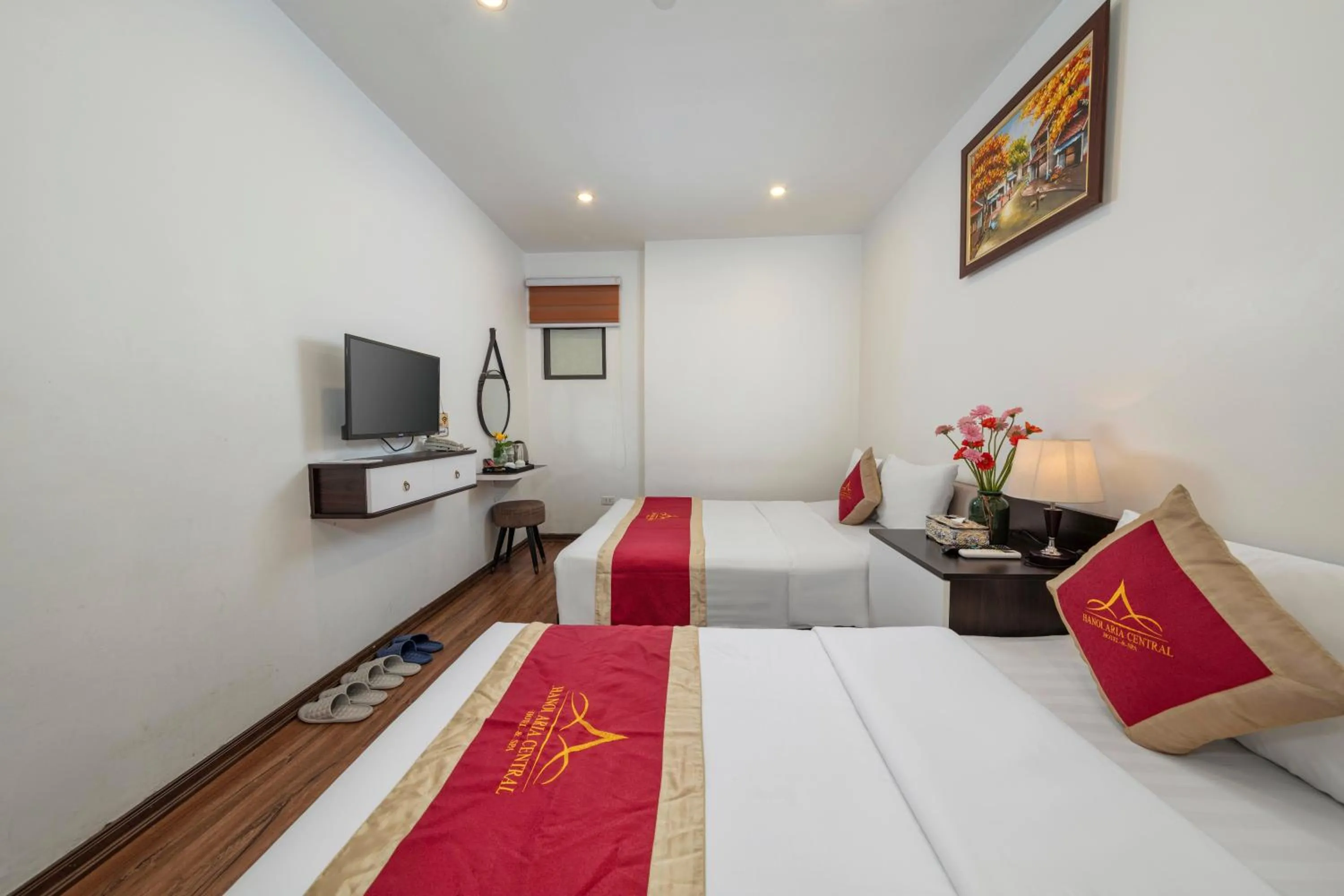 Bed in Hanoi Aria Central Hotel & Spa