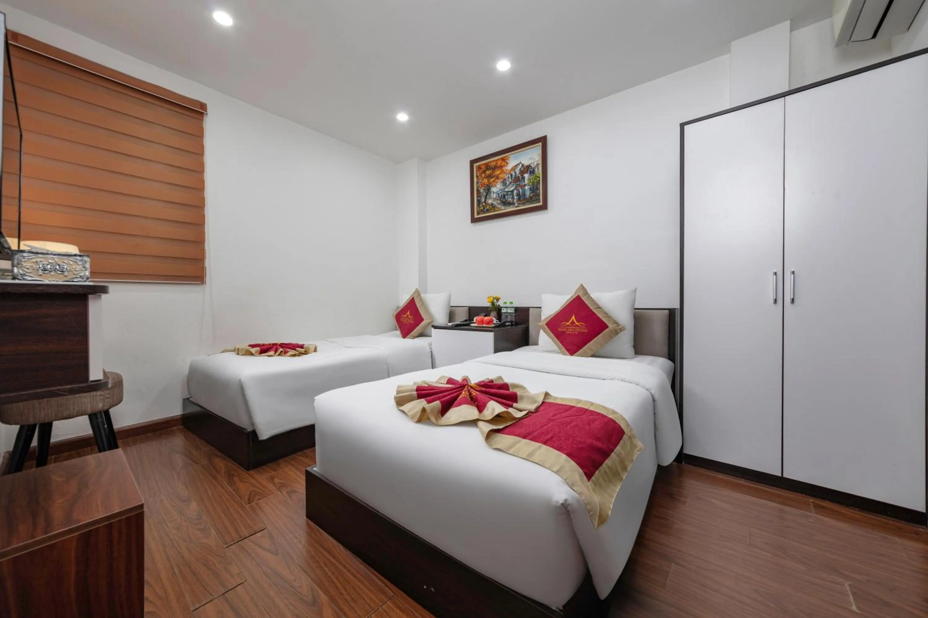 Bed in Hanoi Aria Central Hotel & Spa