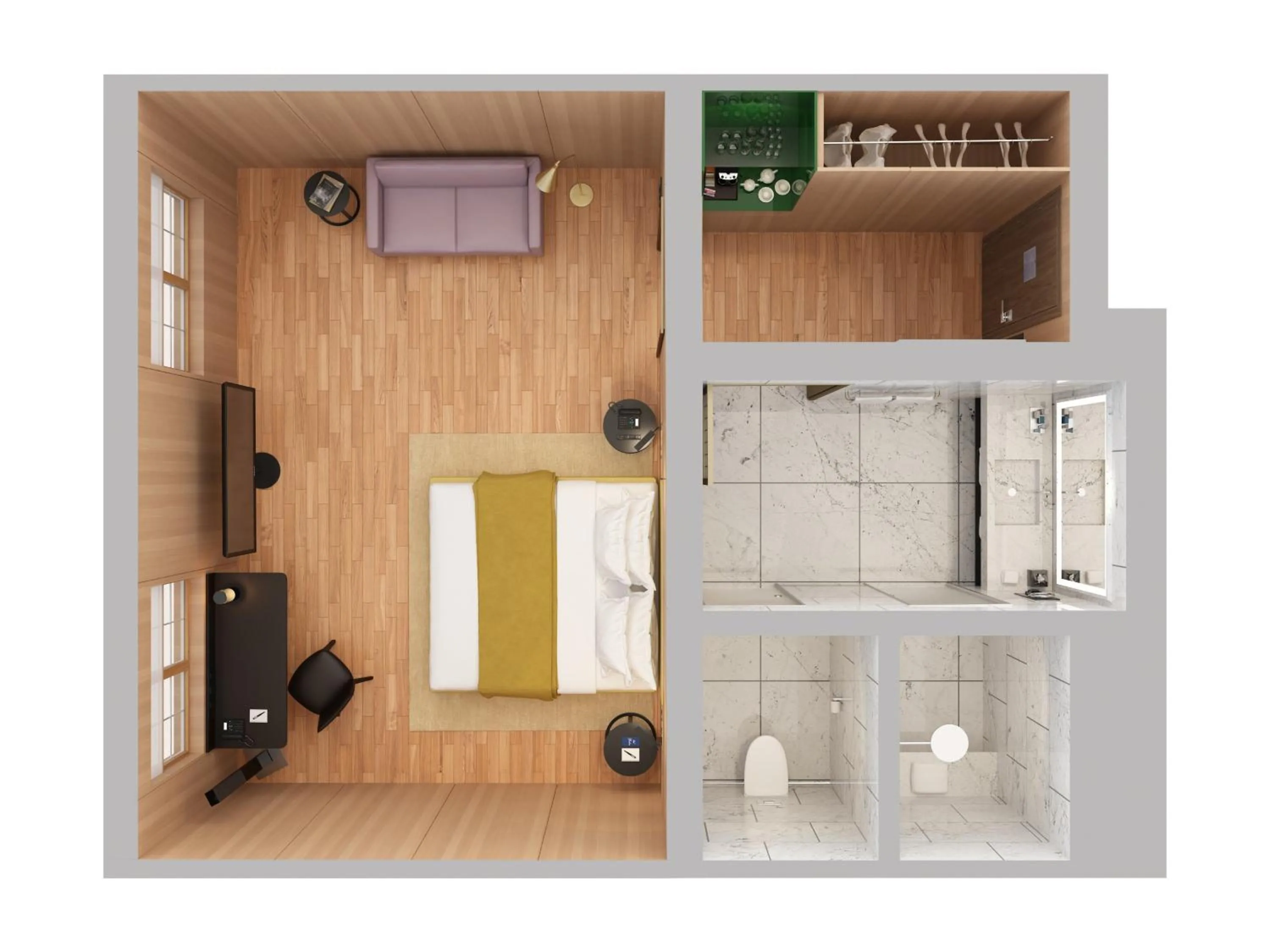 Floor plan in Hotel Cafe Royal