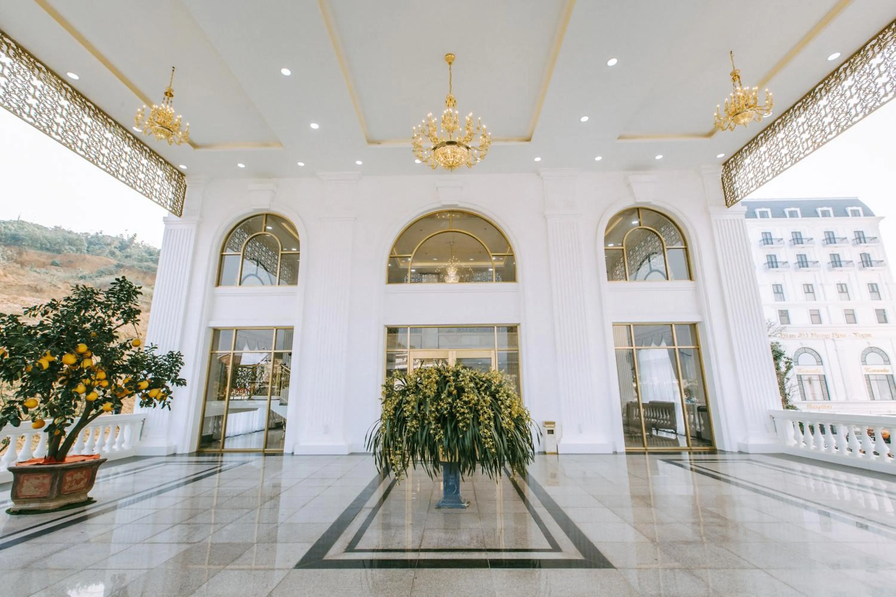 Facade/entrance in Duc Huy Grand Hotel and Spa