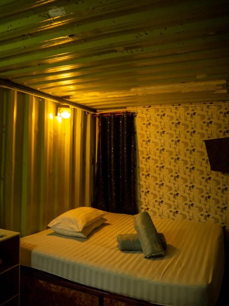 Bed in Beach Box Resort at Rimlay Rayong