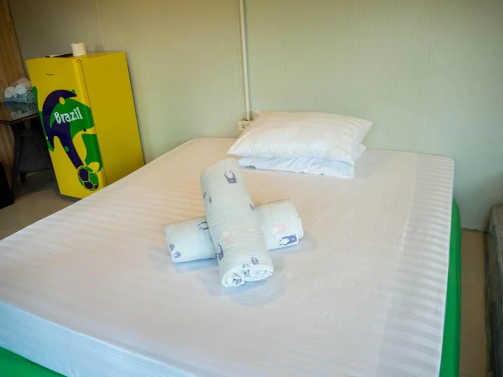 Bed in Beach Box Resort at Rimlay Rayong