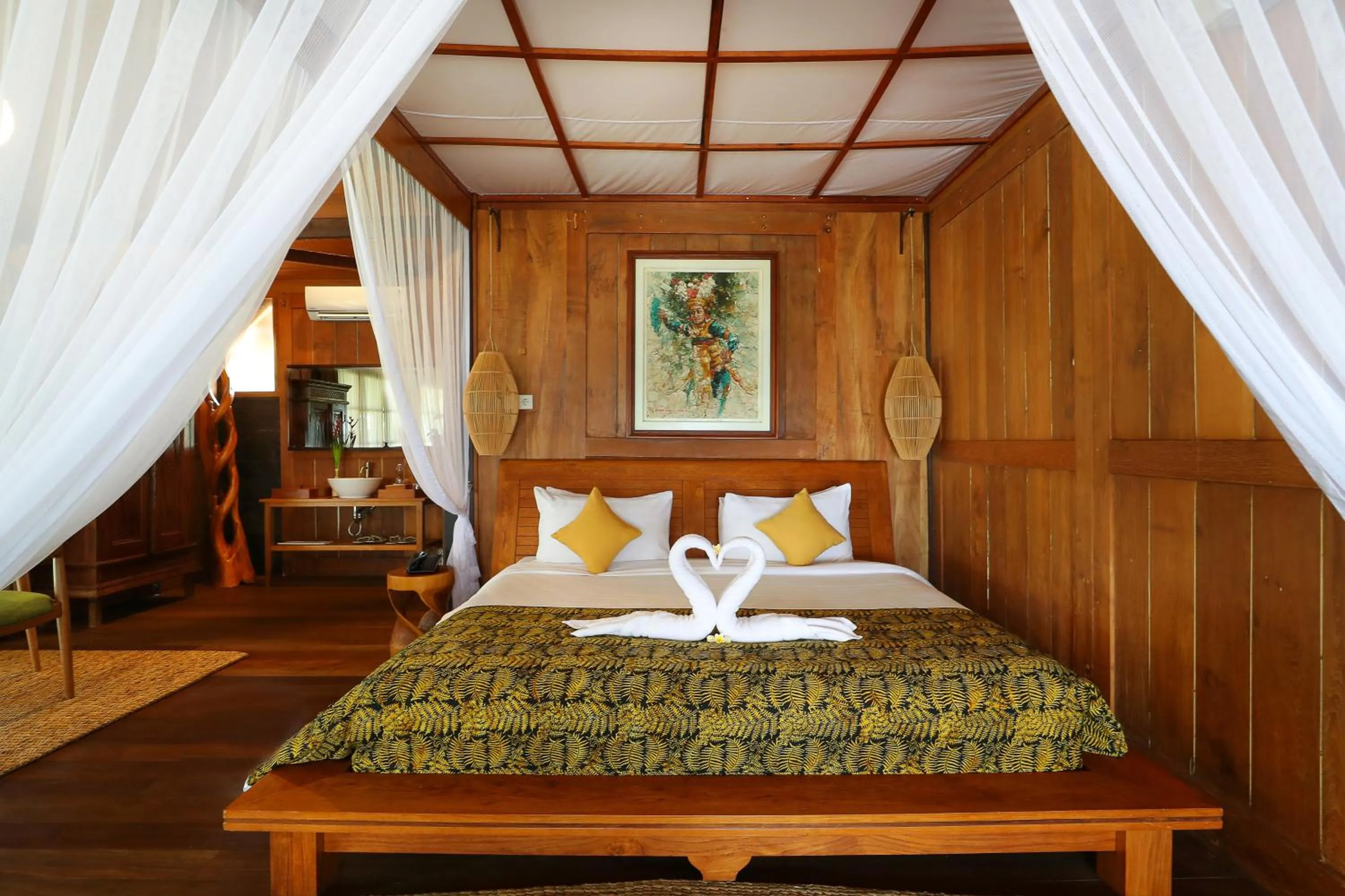 Bed in Villa So Long Banyuwangi - Ijen