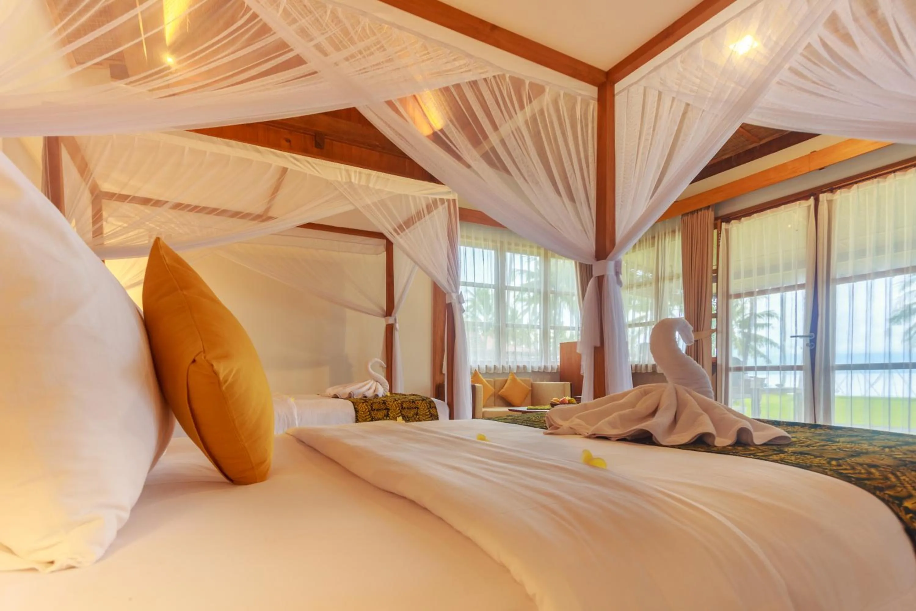 Bed in Villa So Long Banyuwangi - Ijen