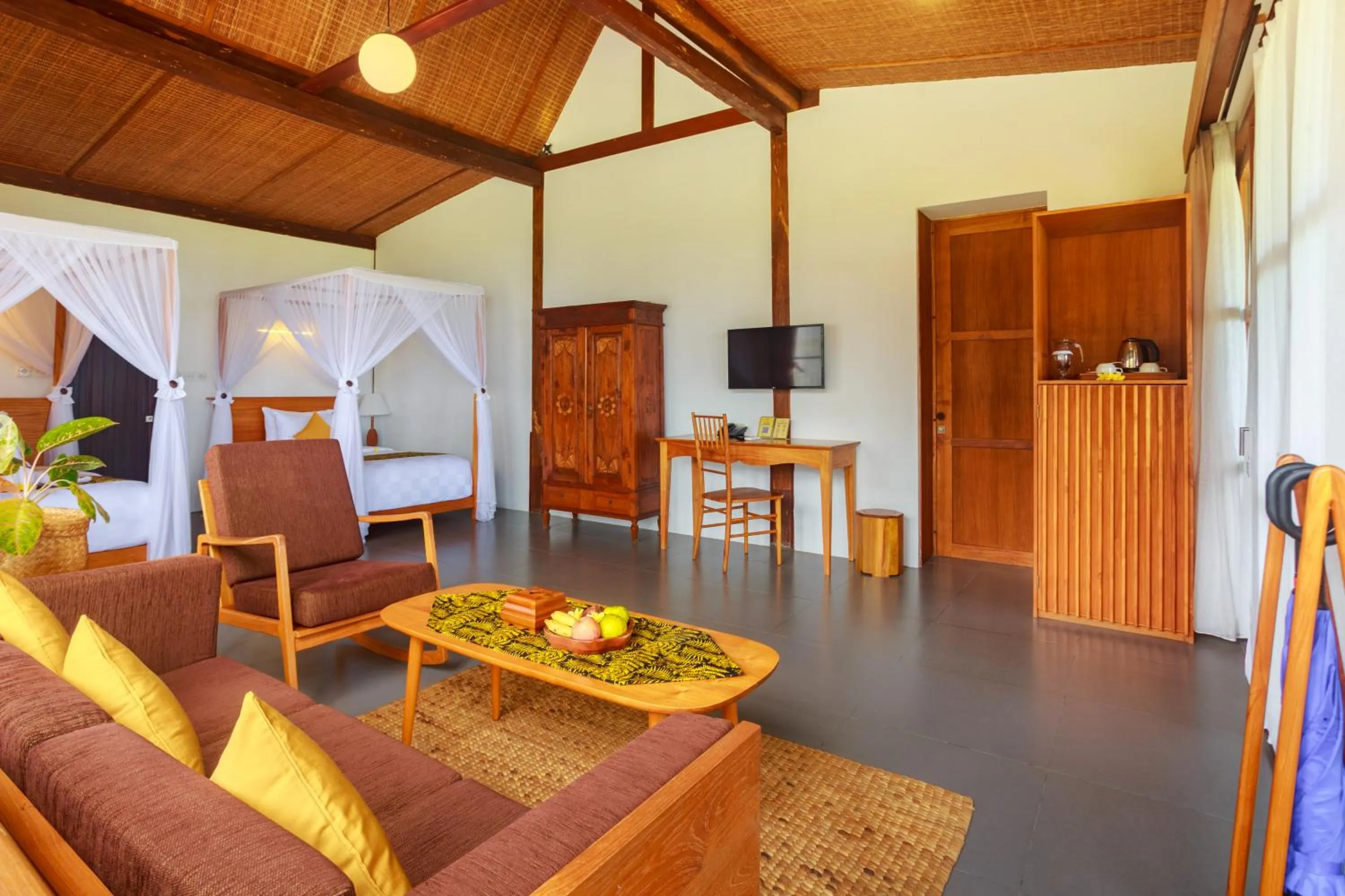 Seating area in Villa So Long Banyuwangi - Ijen