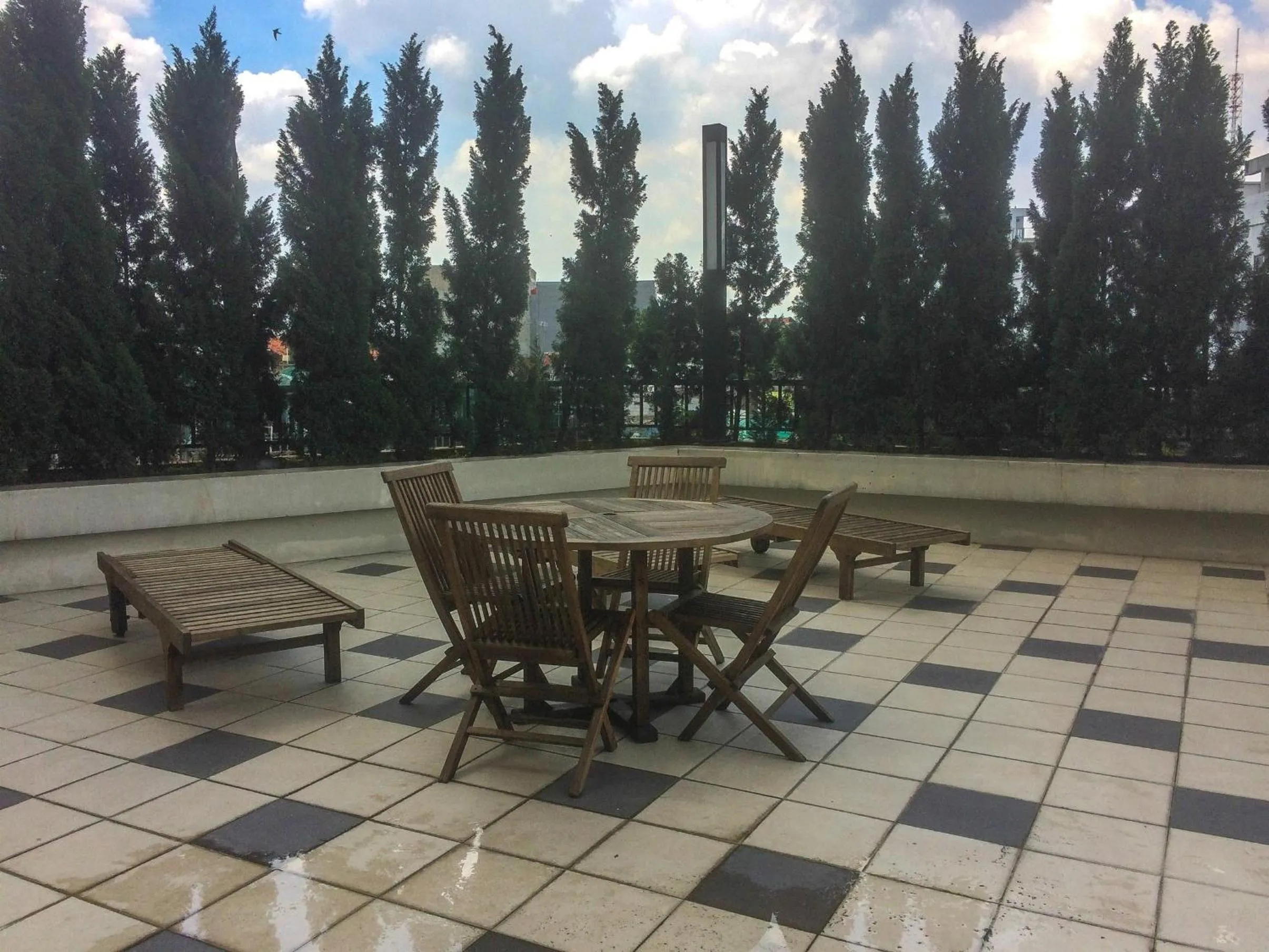 Property building in Scandinavian Japanese Style Studio The Oasis Apartment By Travelio