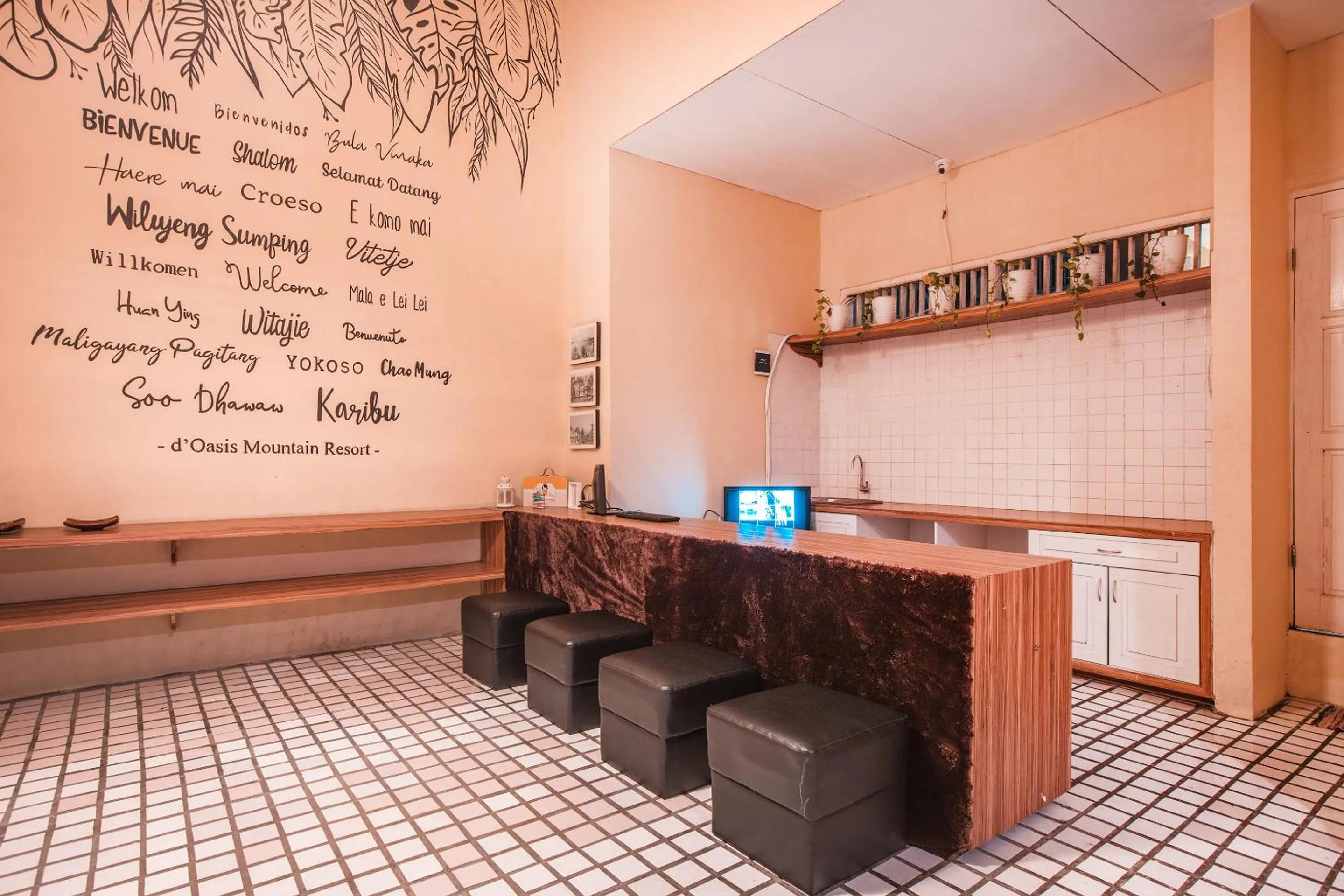 Lobby or reception in d'Oasis Mountain Resort