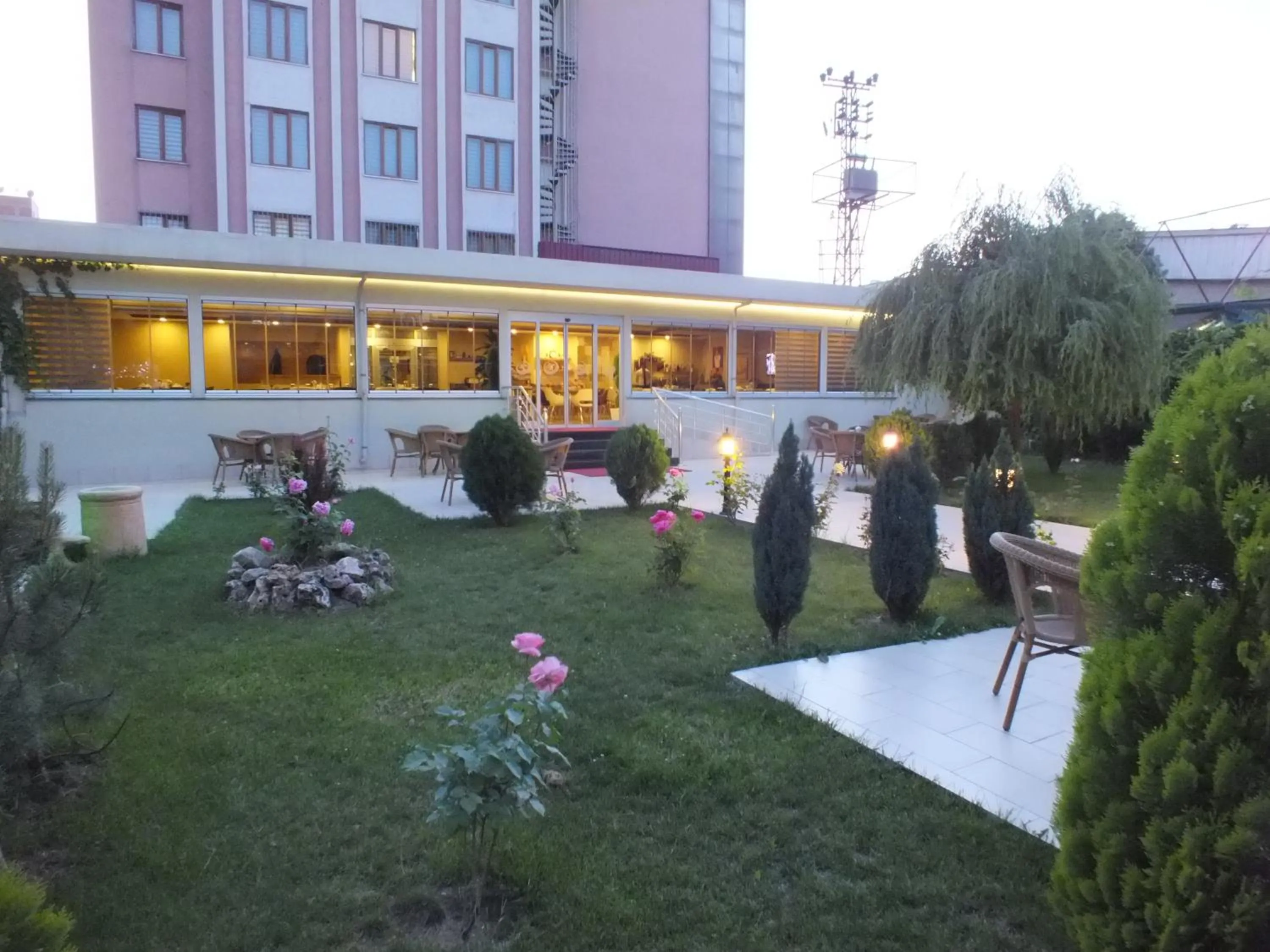 Garden view in Hotel Izgi Turhan