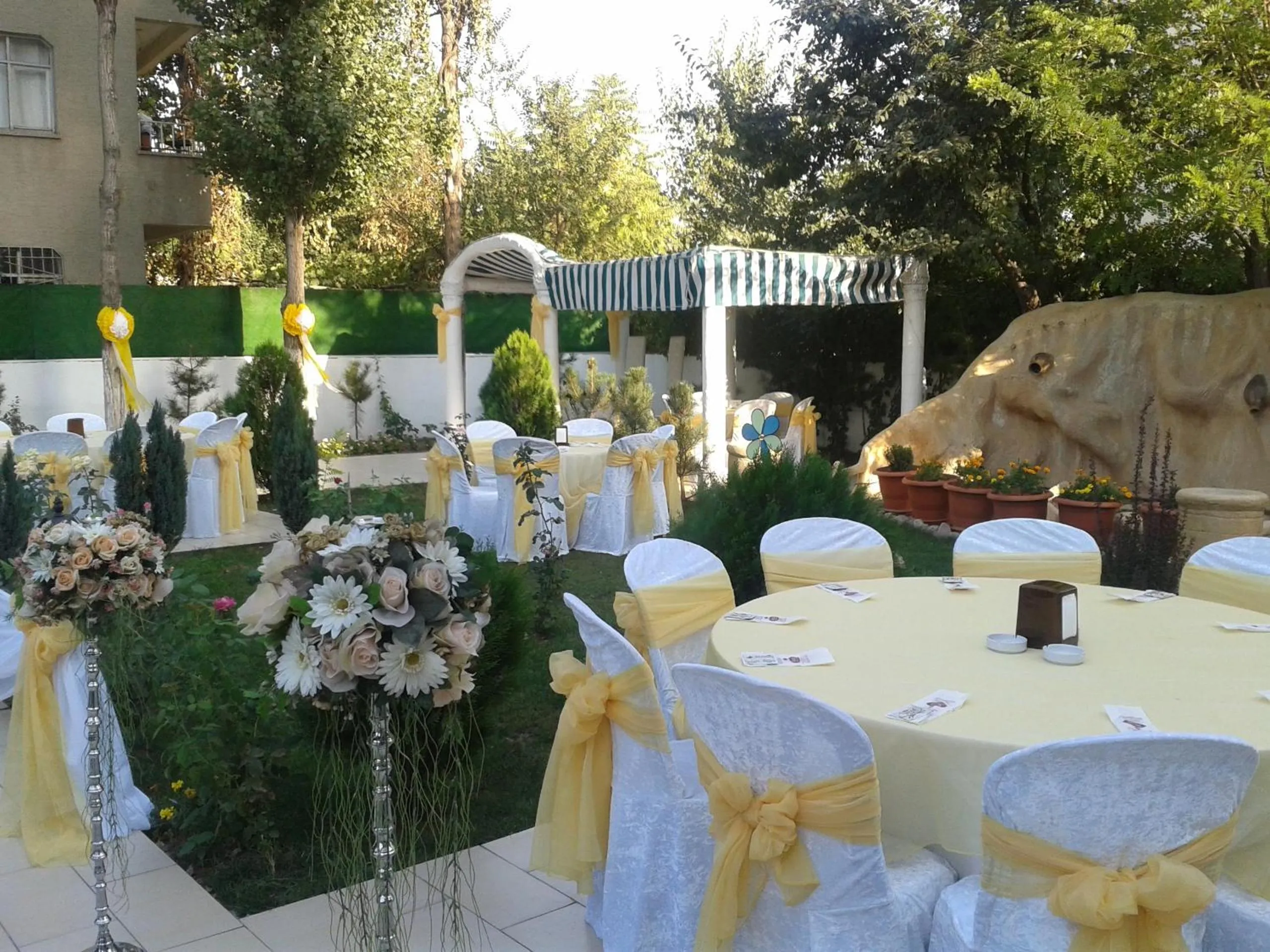 Garden view in Hotel Izgi Turhan
