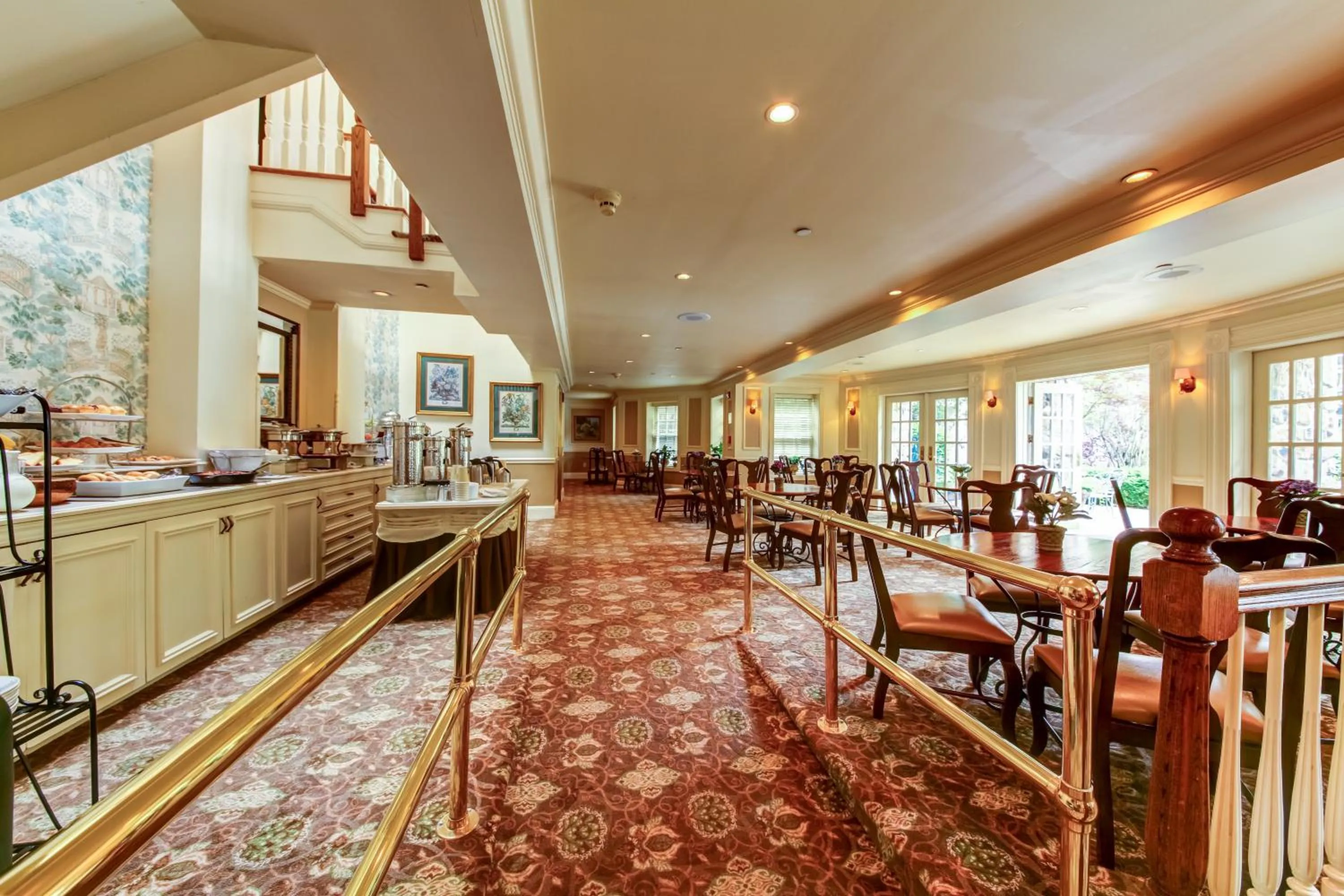 Dining area in The Olde Mill Inn Basking Ridge