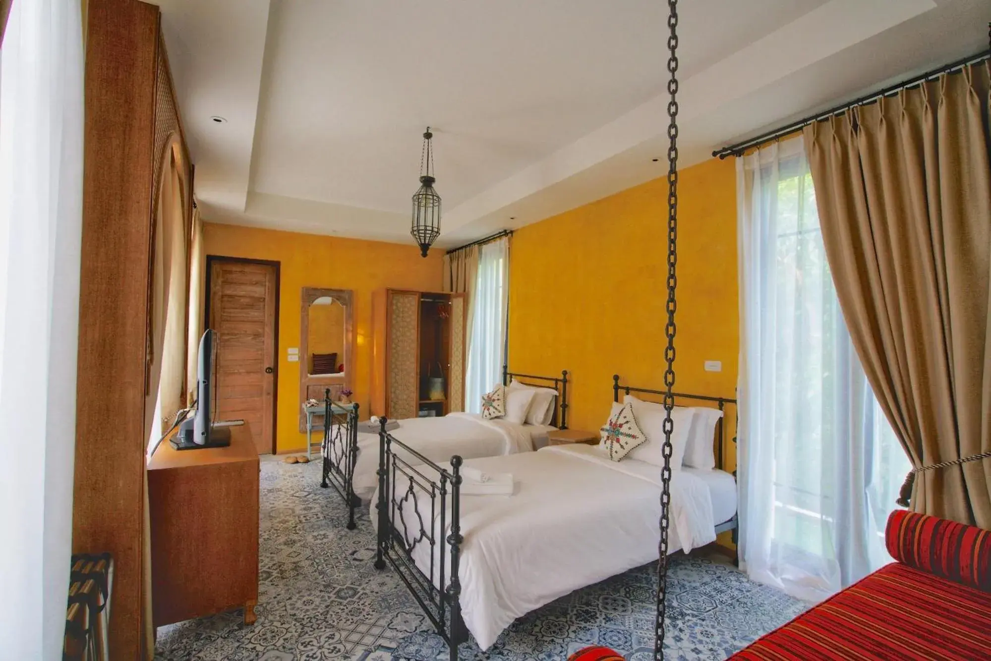 Twin Room with Garden View in The Ryad Rayong Twin Room with Garden View in The Ryad Rayong