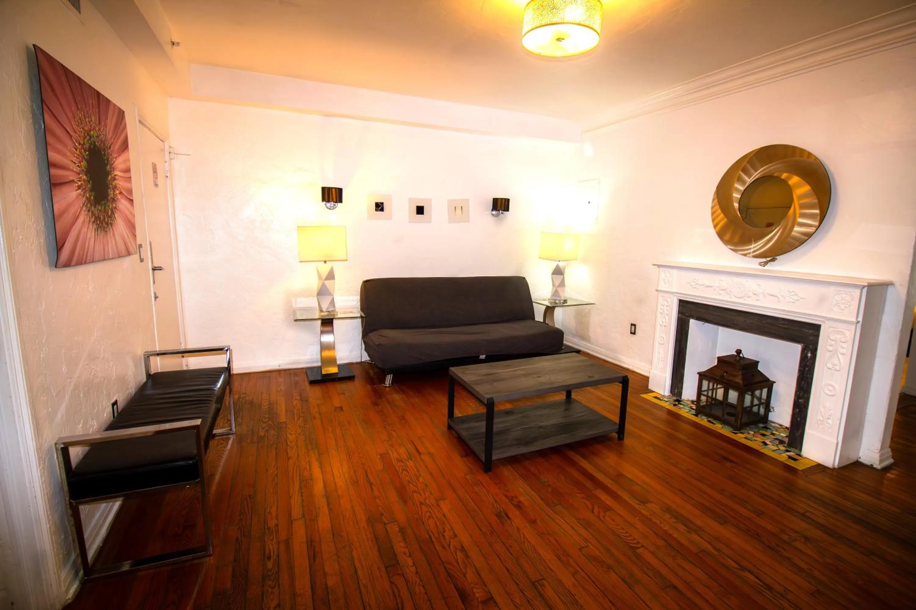 Living room in L'Etoile Apartments Part of the Oasis Casita Collection