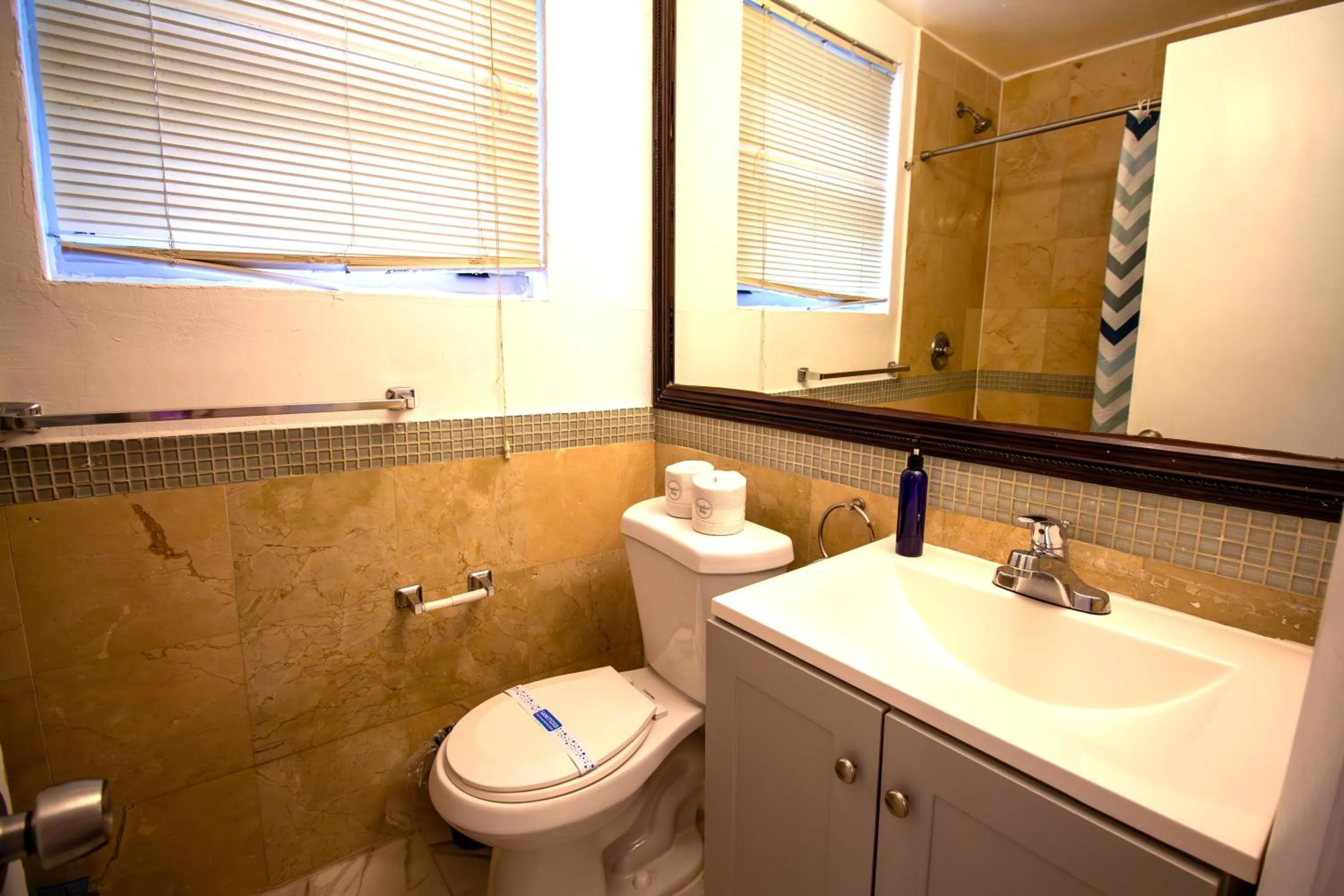 Shower in L'Etoile Apartments Part of the Oasis Casita Collection