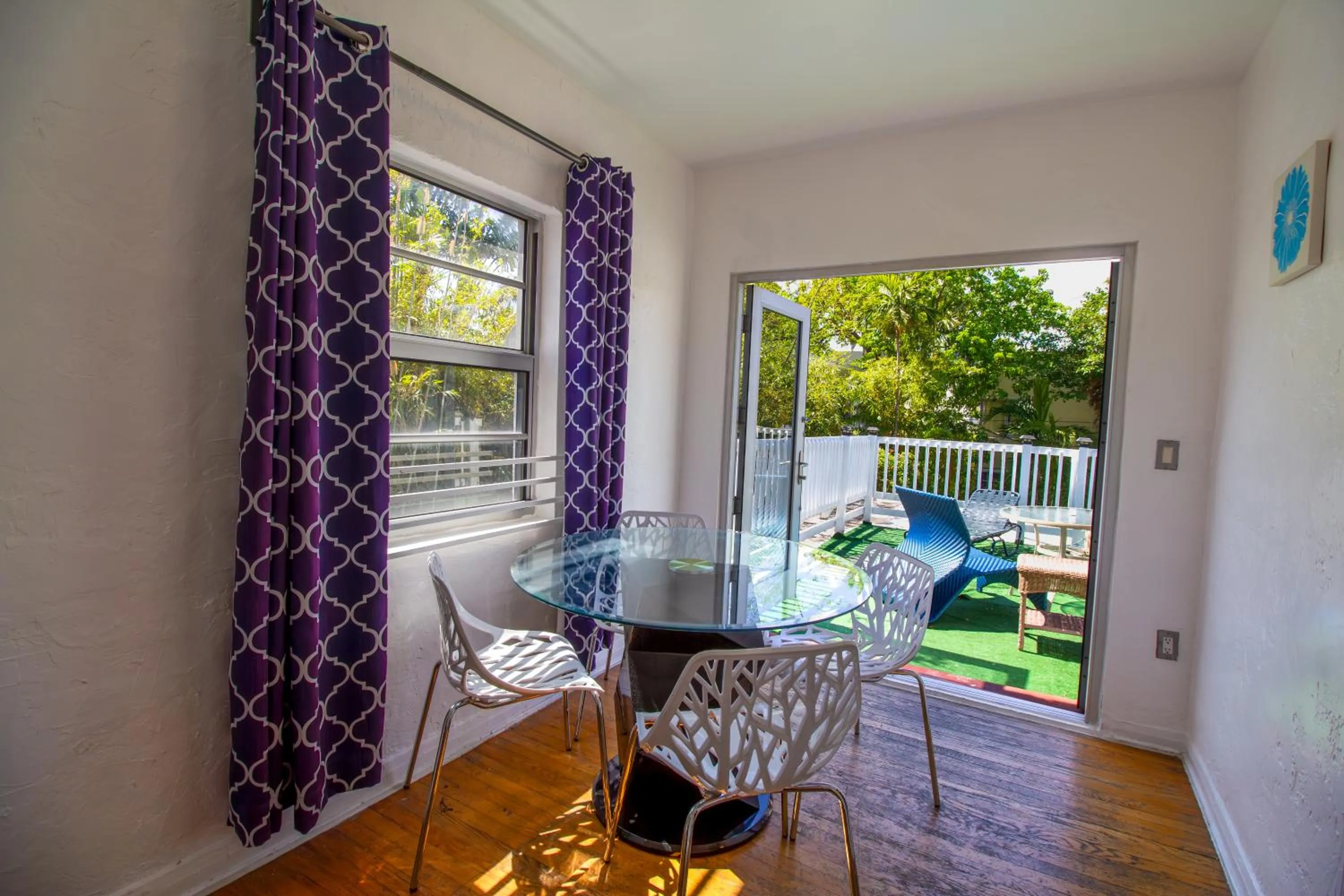 Living room in L'Etoile Apartments Part of the Oasis Casita Collection