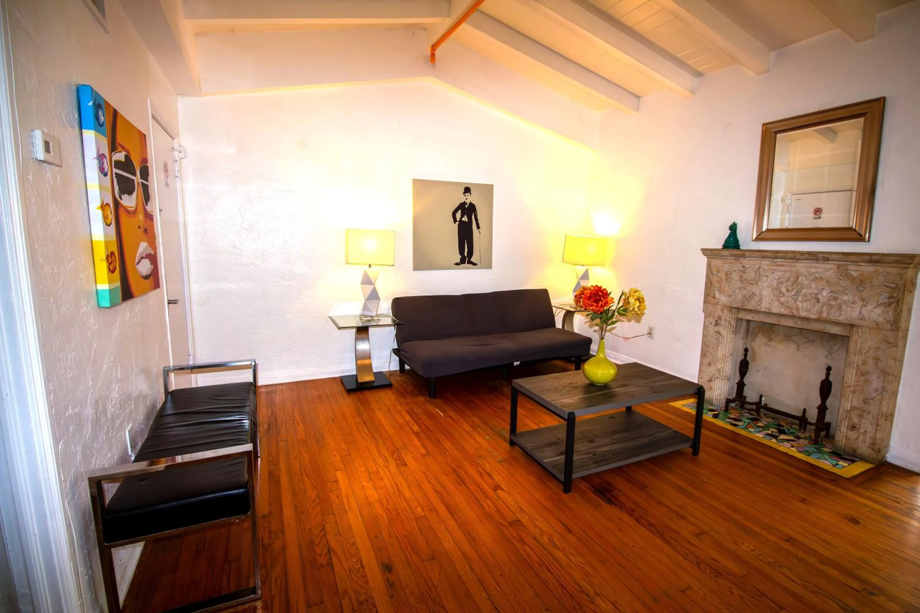 Living room in L'Etoile Apartments Part of the Oasis Casita Collection