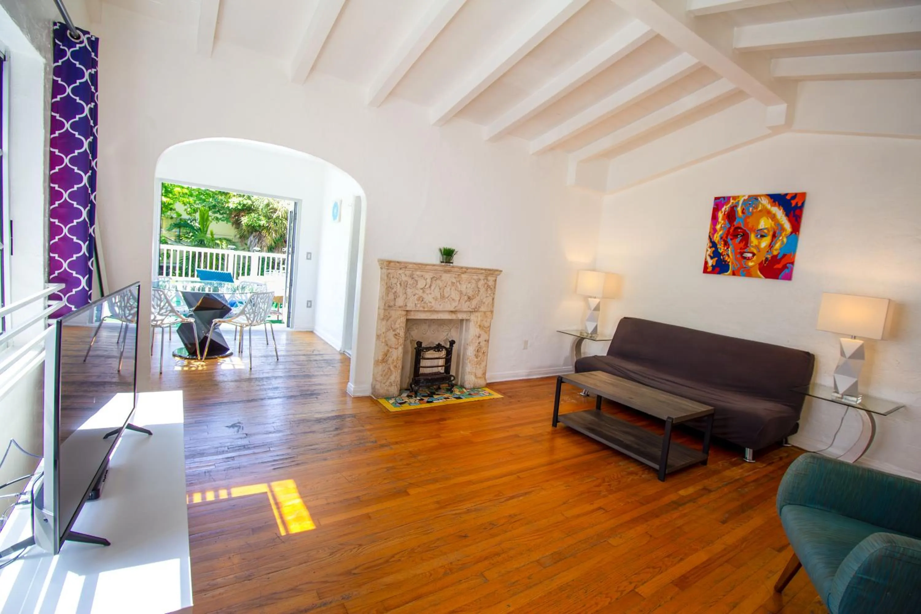 Living room in L'Etoile Apartments Part of the Oasis Casita Collection