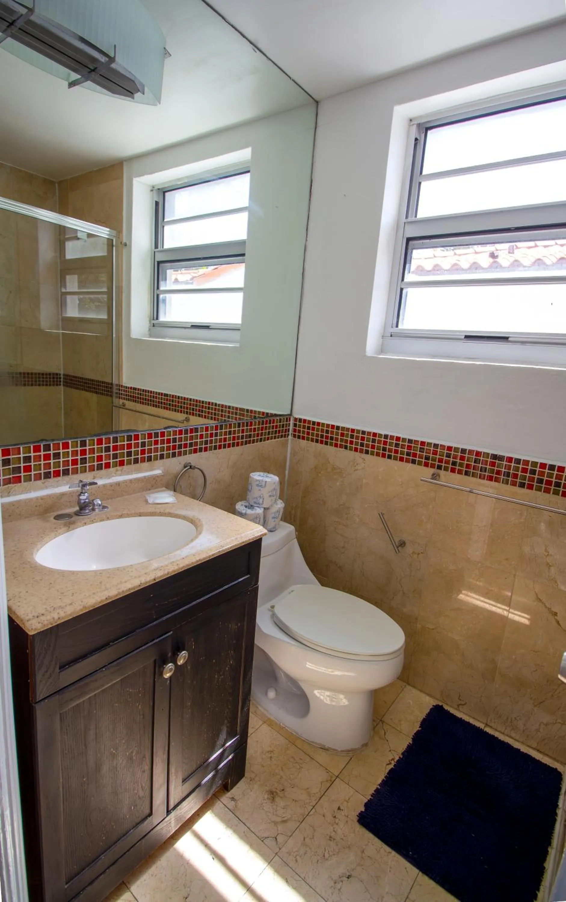 Shower in L'Etoile Apartments Part of the Oasis Casita Collection