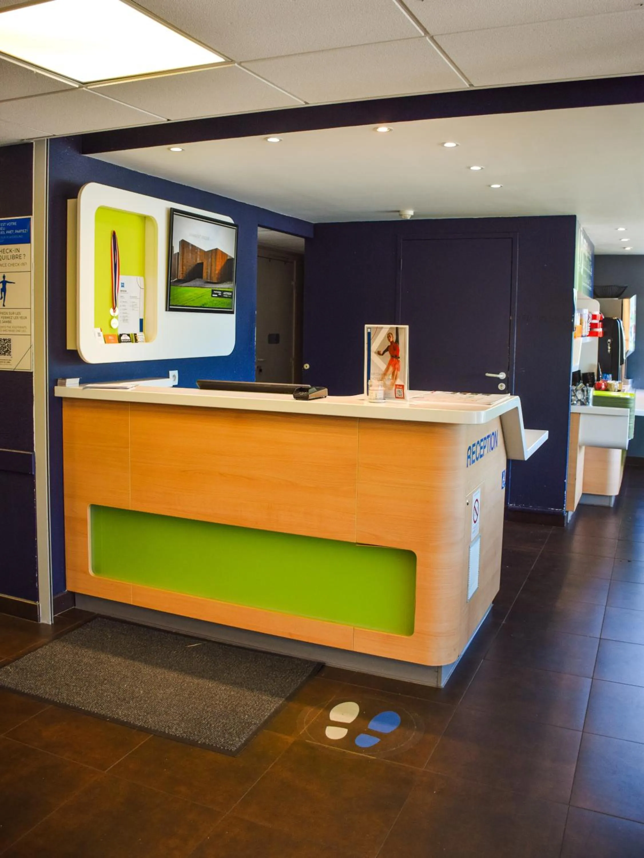 Lobby or reception in ibis budget Rodez