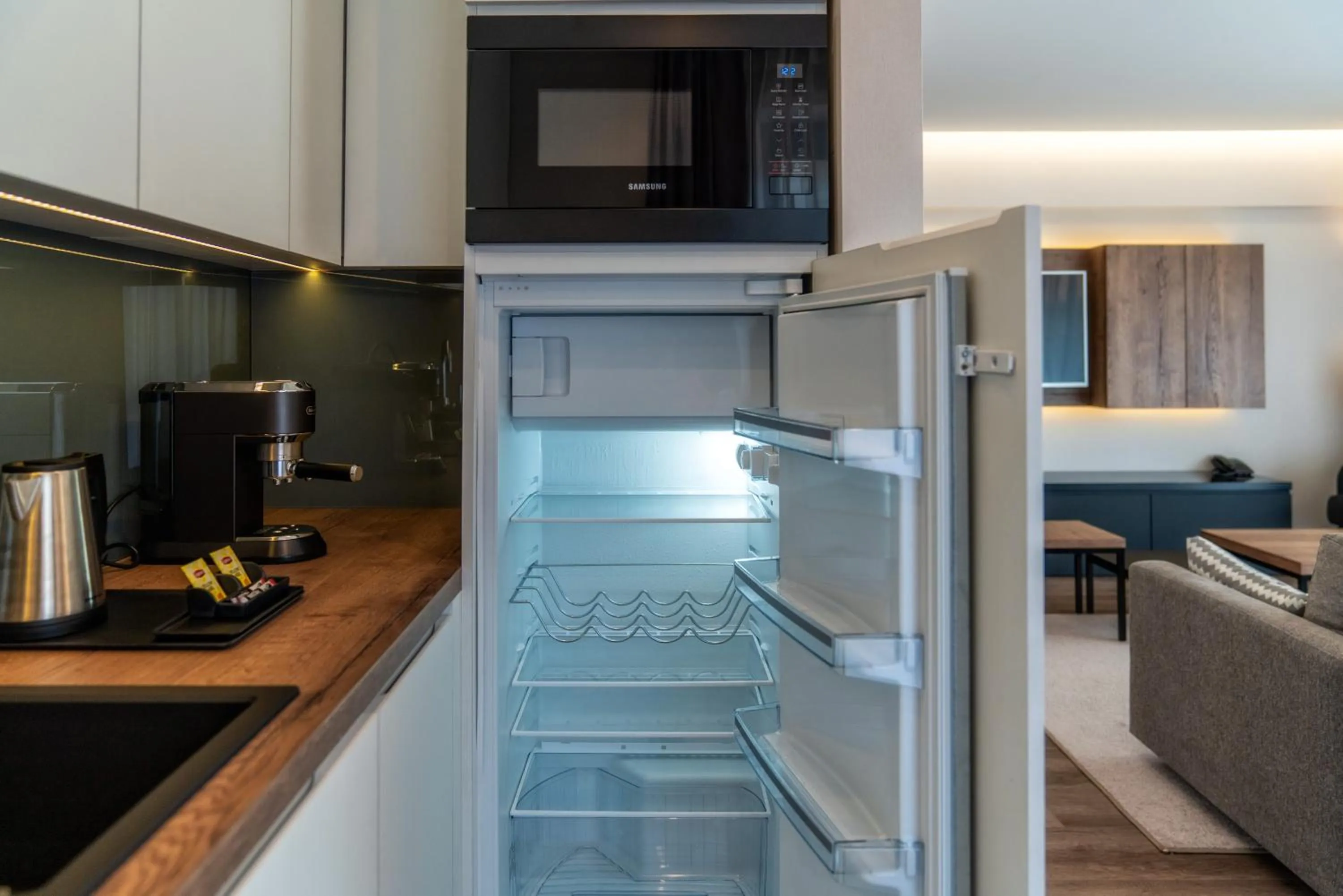 Kitchen or kitchenette in Meta Apartments