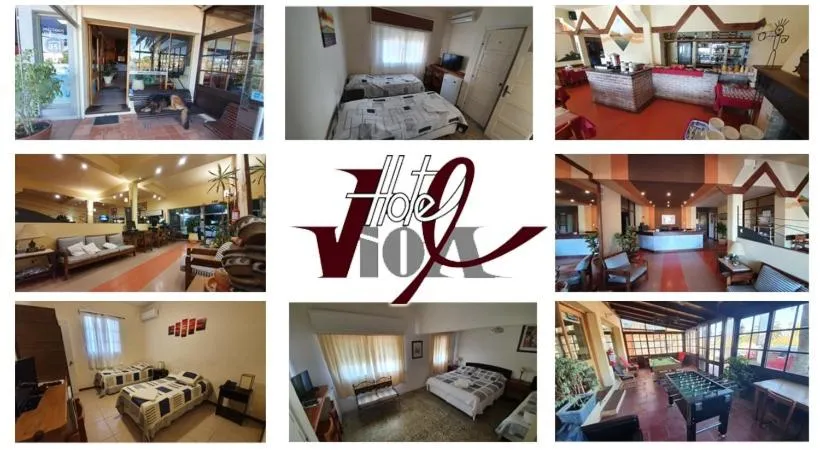 Property building, Bed in Hotel Viola