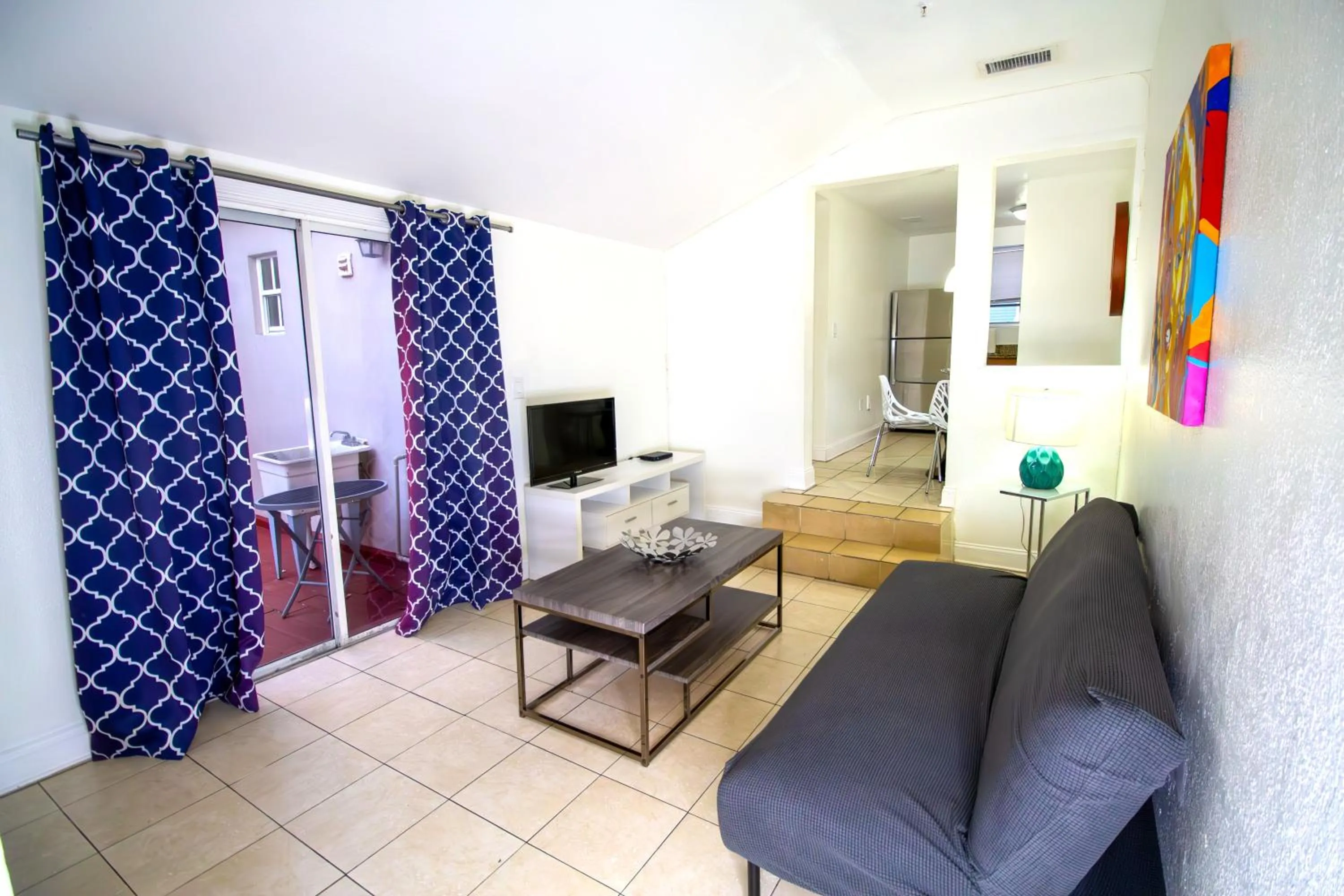 Living room in Hispaniola Apartments Part of the Oasis Casita Collection
