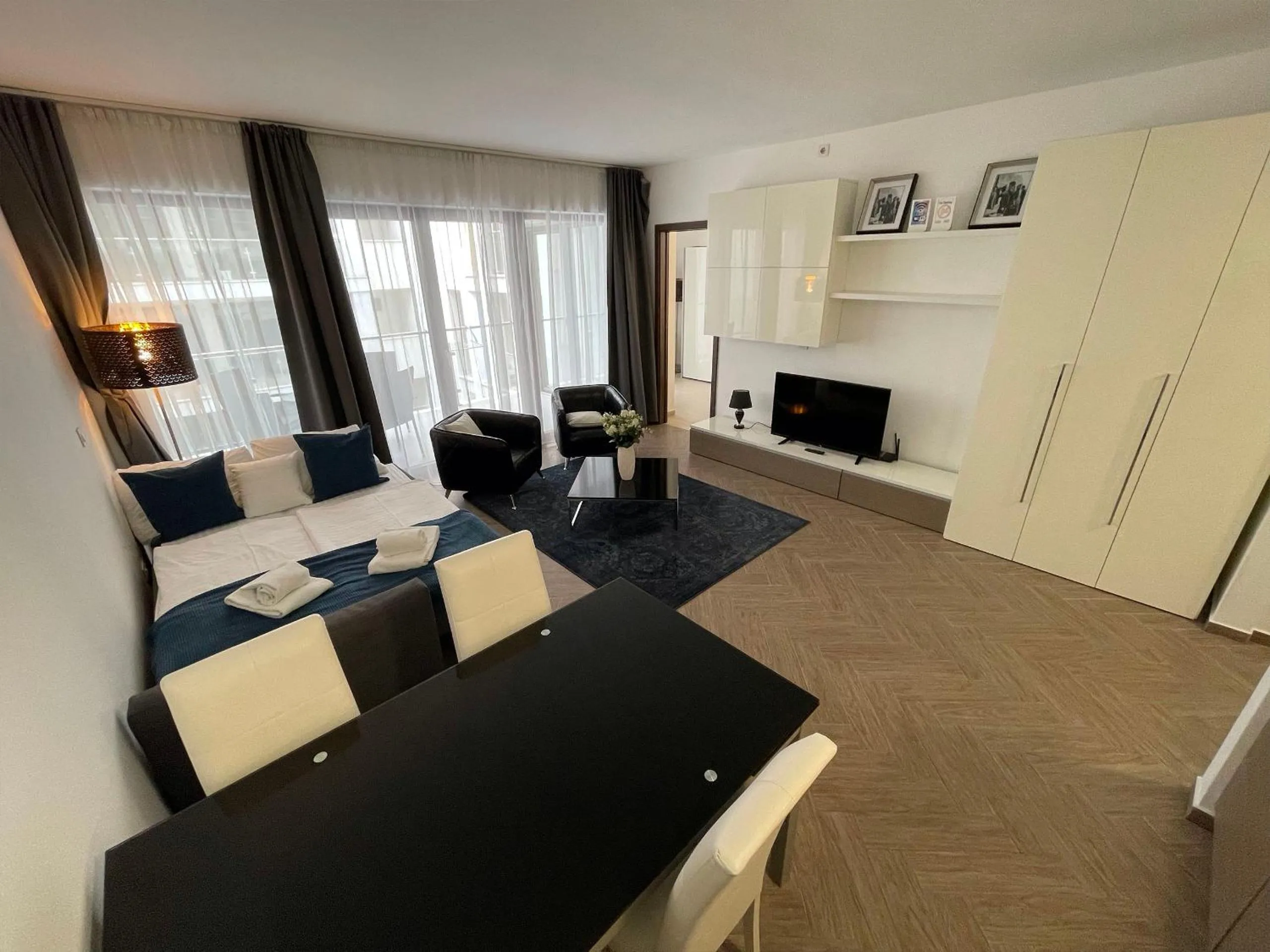 Bed in Smart Hotel Budapest