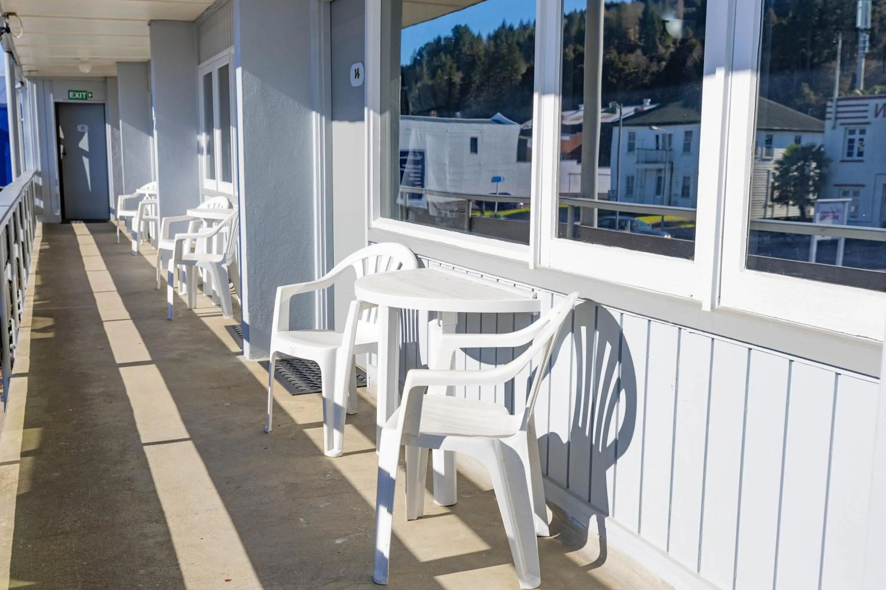 Balcony/Terrace in Alexander Motel