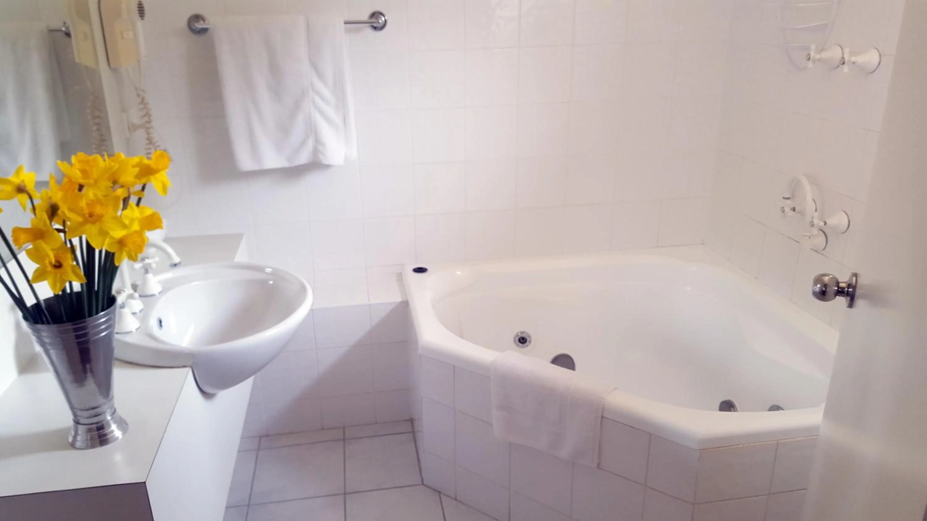 Shower in Daylesford Motor Inn Vic Pty Ltd